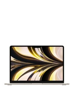 Apple MacBook Air (M2, 2022) 13.6 Inch with 8-Core CPU And 8-Core GPU, 256GB SSD - Starlight