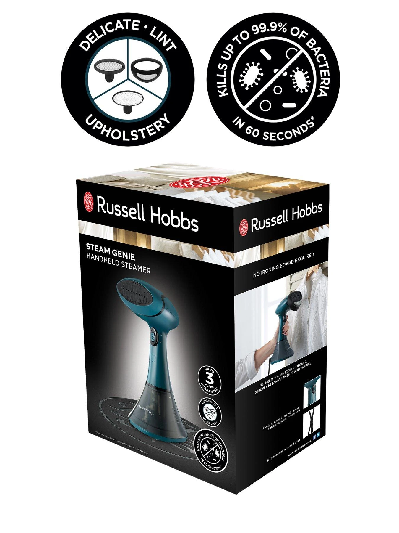 Russell Hobbs Steam Genie Hand Held Steamer - 27220 - Image 2