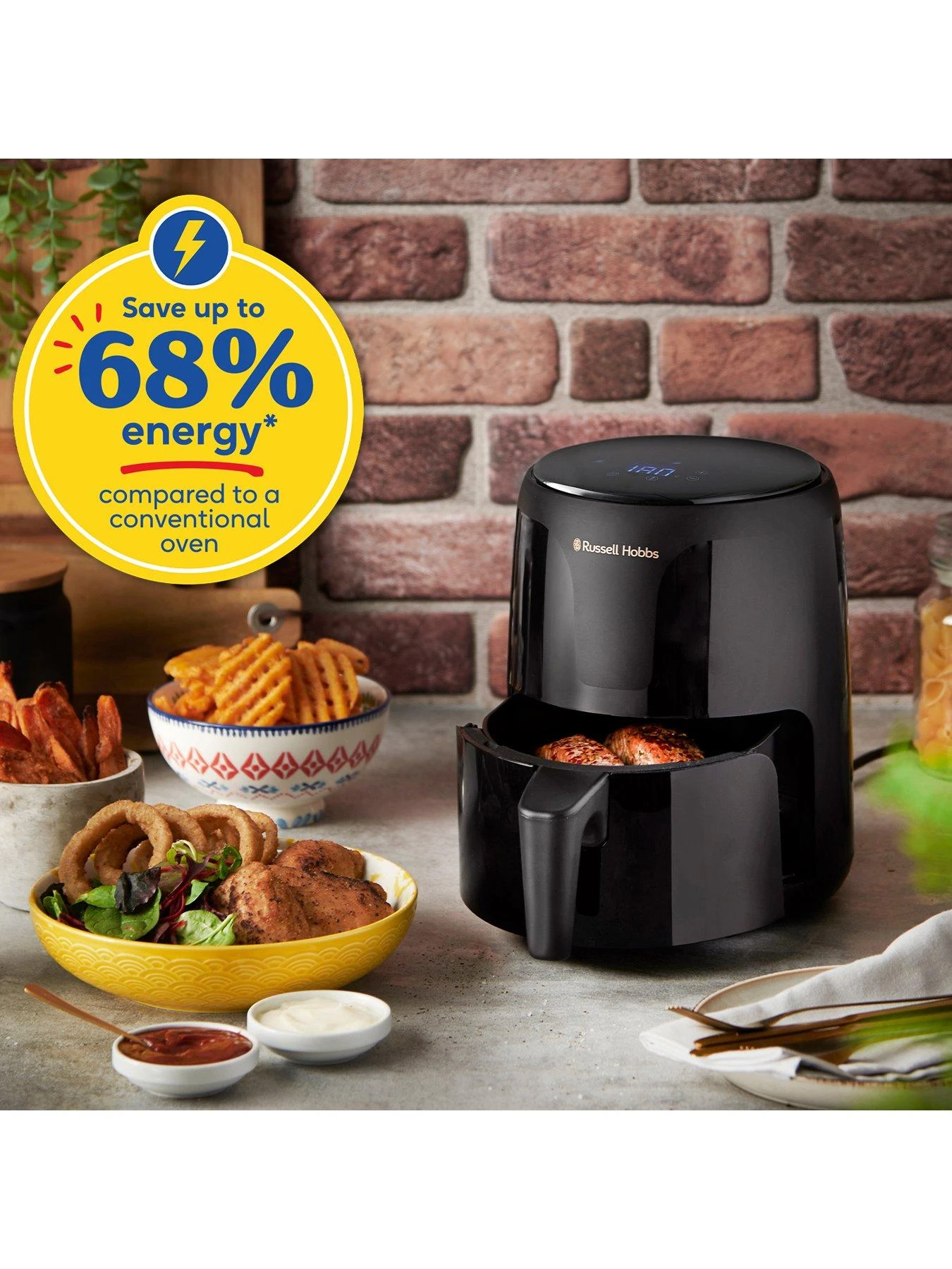 Russell Hobbs SatisFry 1.8-Litre Digital Air Fryer - 26500 - Image 2