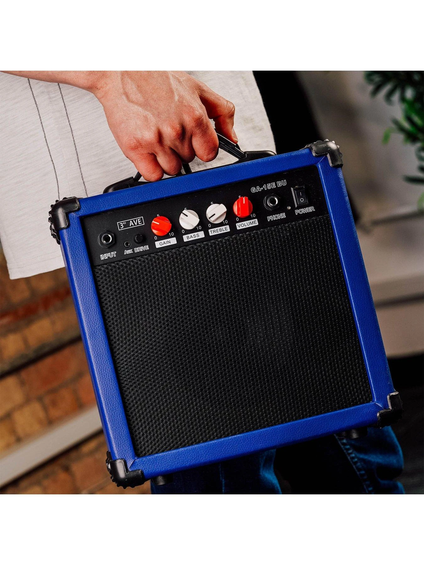 3rd Avenue 15 Watt Electric Guitar Amp - Blue - Image 6