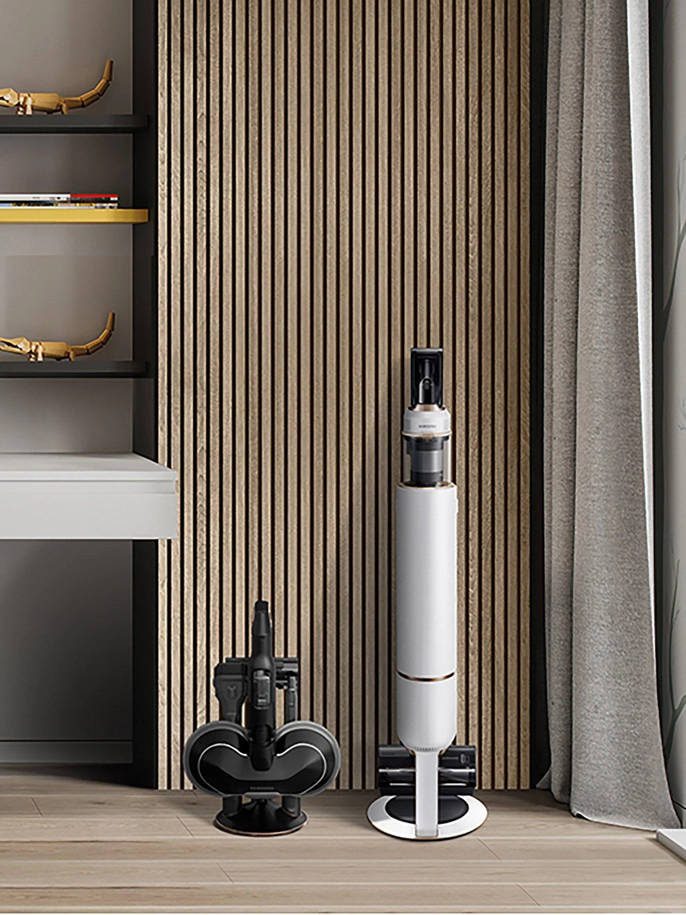 Samsung Bespoke Jet™ Pet VS20A95823W/EU Cordless Stick Vacuum Cleaner - Max 210W Suction Power With All-in-one Clean Station - Misty White - Image 3