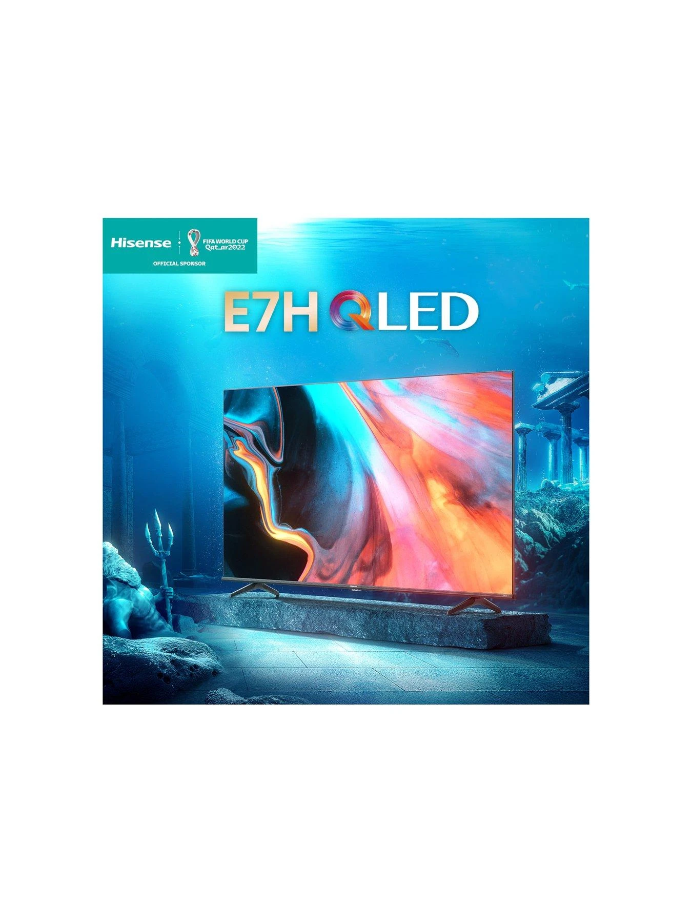 Hisense 65E7HQTUK, 65 Inch, QLED, 4K Ultra HD HDR, Smart TV - Image 6