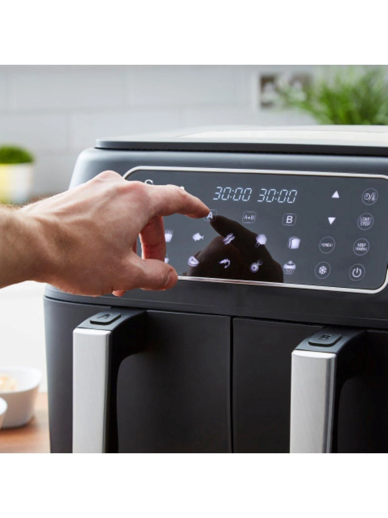 Swan Double Draw Airfryer - Image 4