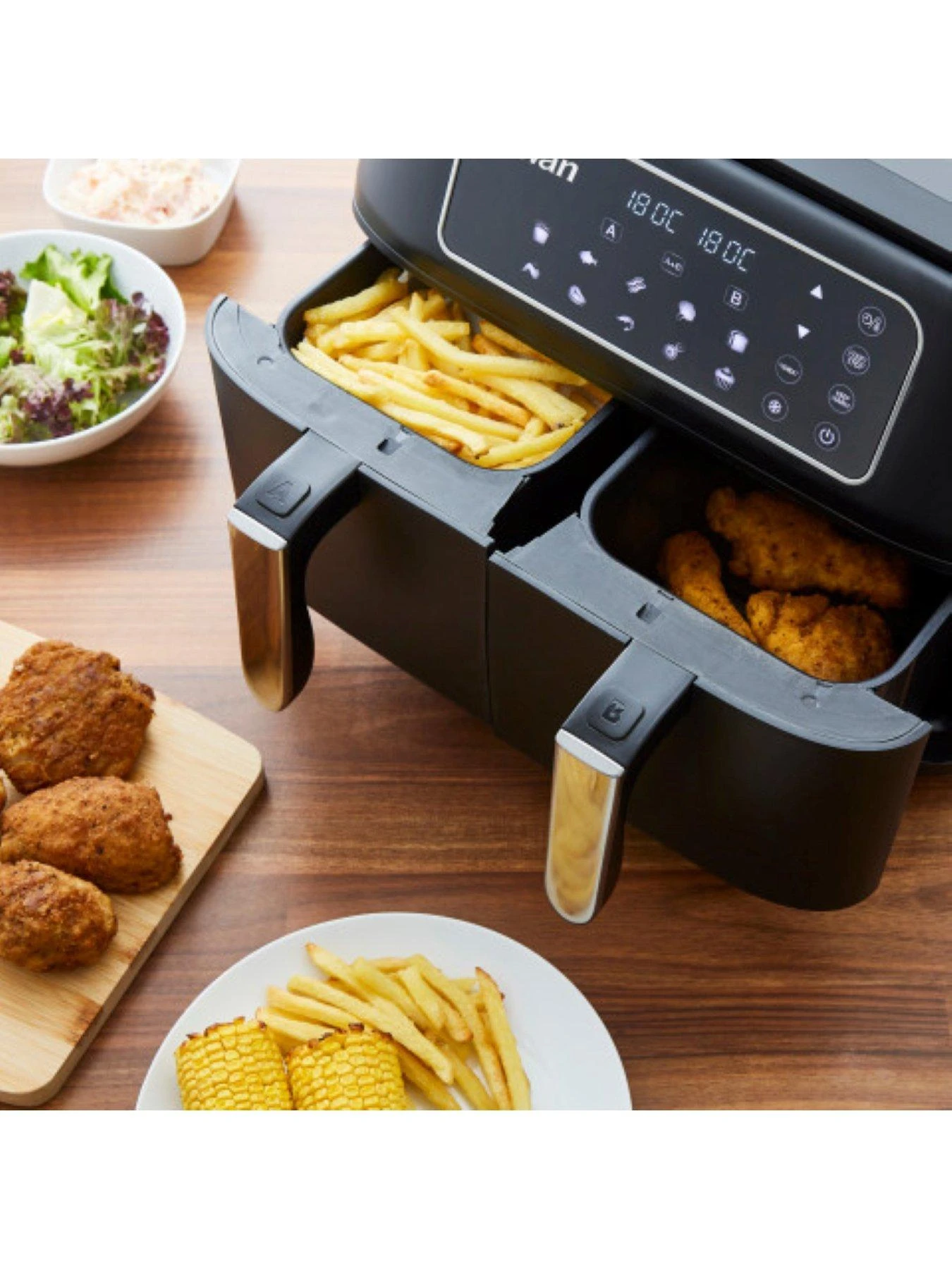 Swan Double Draw Airfryer - Image 5