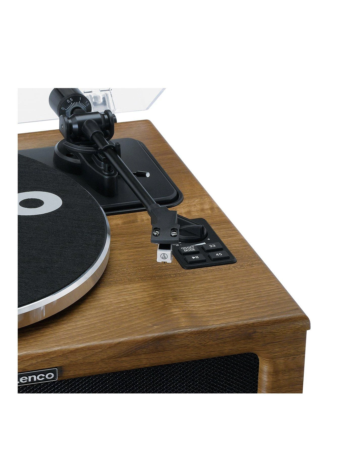 Lenco LS-410WA Turntable With Bluetooth And Built-in Speakers - Walnut - Image 3
