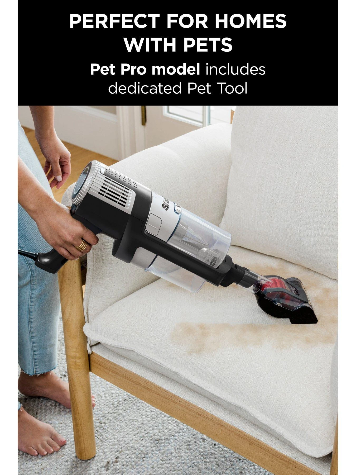 Shark Corded Handstick With Anti-Hair Wrap And Flexology HZ3000UKT - Image 4