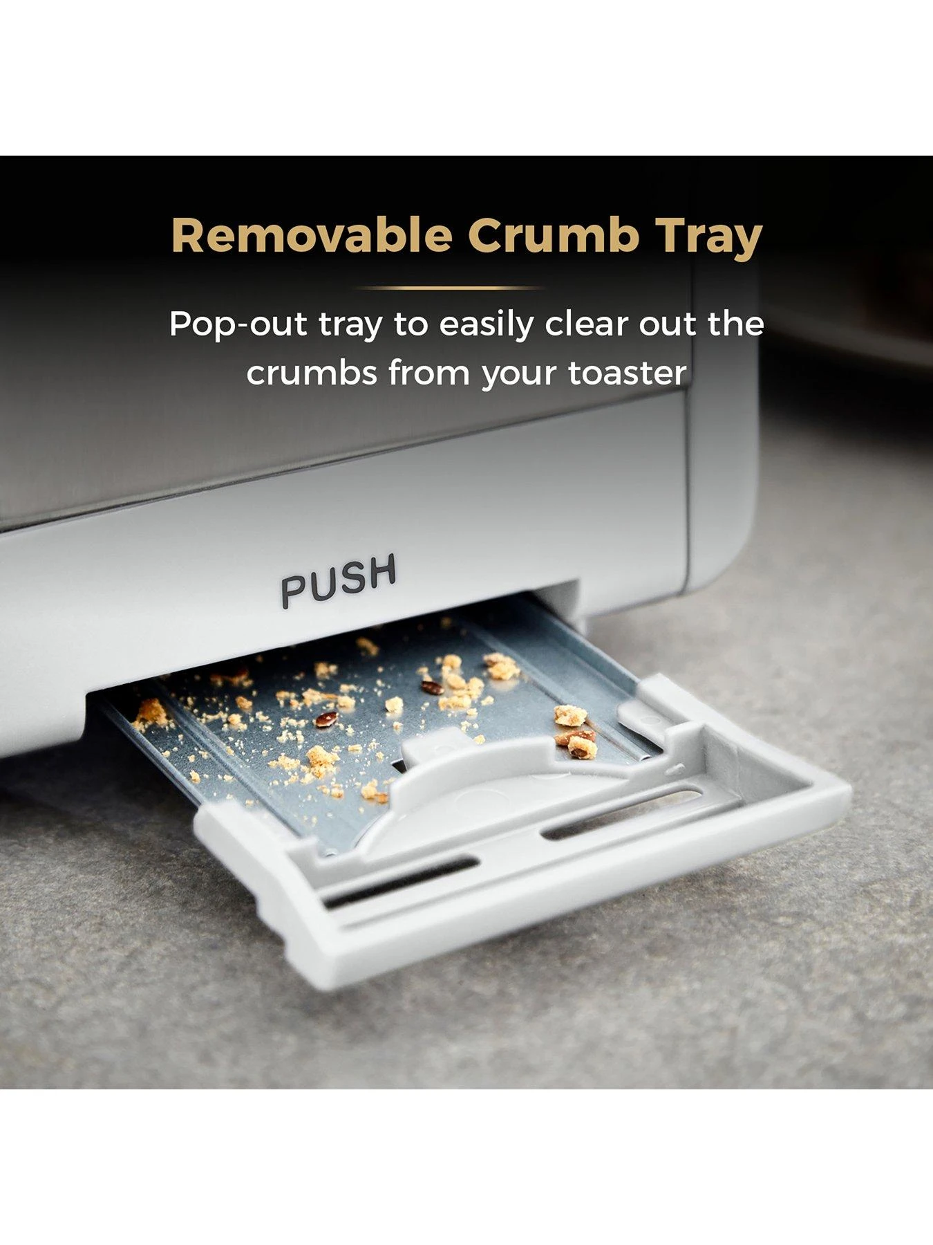 Tower Cavaletto 850W 2-Slice ToasterĀ - Optic White - Image 6