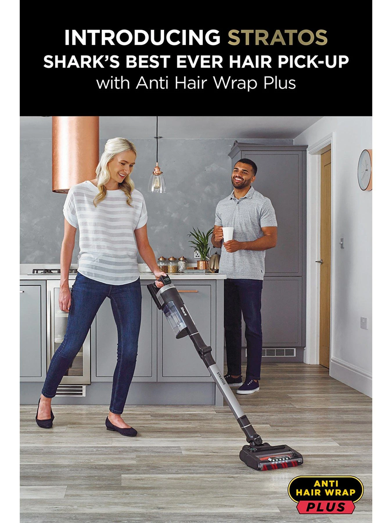 Shark Stratos Cordless Stick Vacuum With Anti Hair-Wrap Powerfins Technology And Flexology True Pet Brush 120 Mins - Image 2