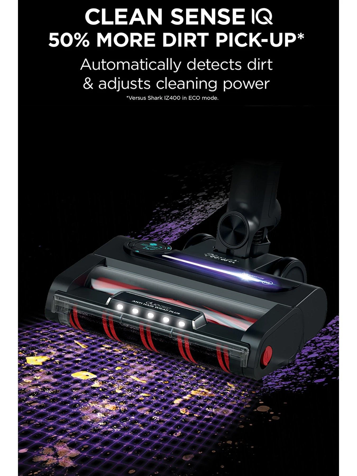 Shark Stratos Cordless Stick Vacuum With Anti Hair-Wrap Powerfins Technology And Flexology True Pet Brush 120 Mins - Image 3