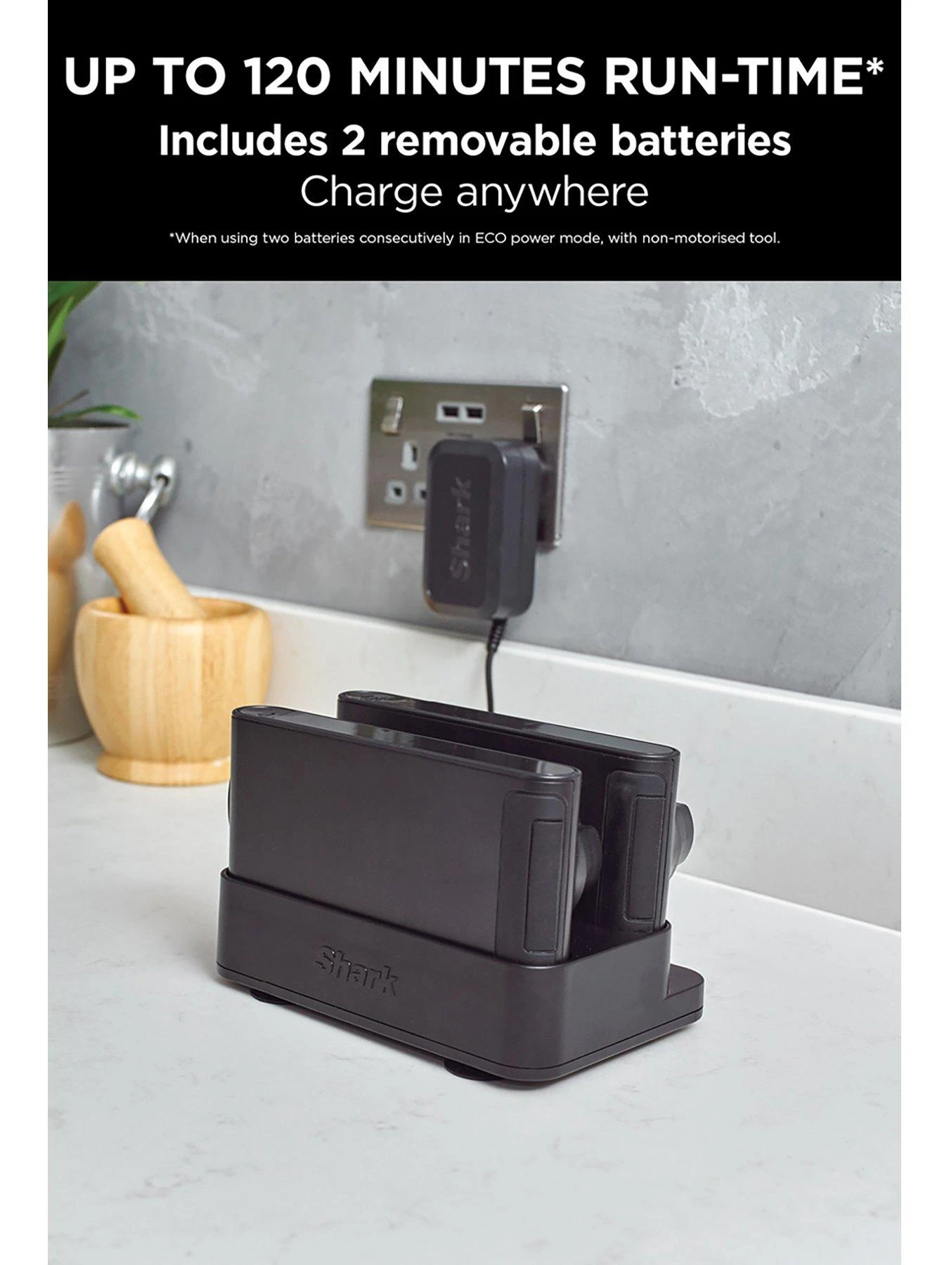 Shark Stratos Cordless Stick Vacuum With Anti Hair-Wrap Powerfins Technology And Flexology True Pet Brush 120 Mins - Image 5