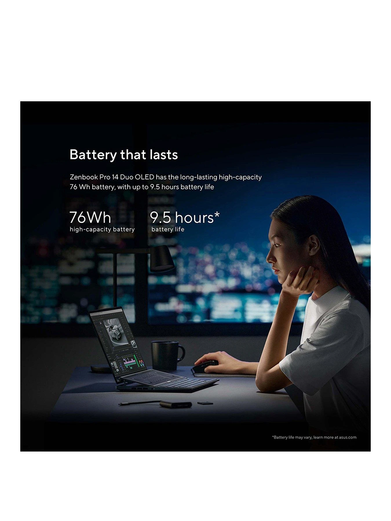 Asus Zenbook Pro 14 Duo OLED UX8402ZA-M3033W Laptop - 14.5in 2.8K Touchscreen, Intel Core I7, 16GB RAM, 512GB SSD - Image 3