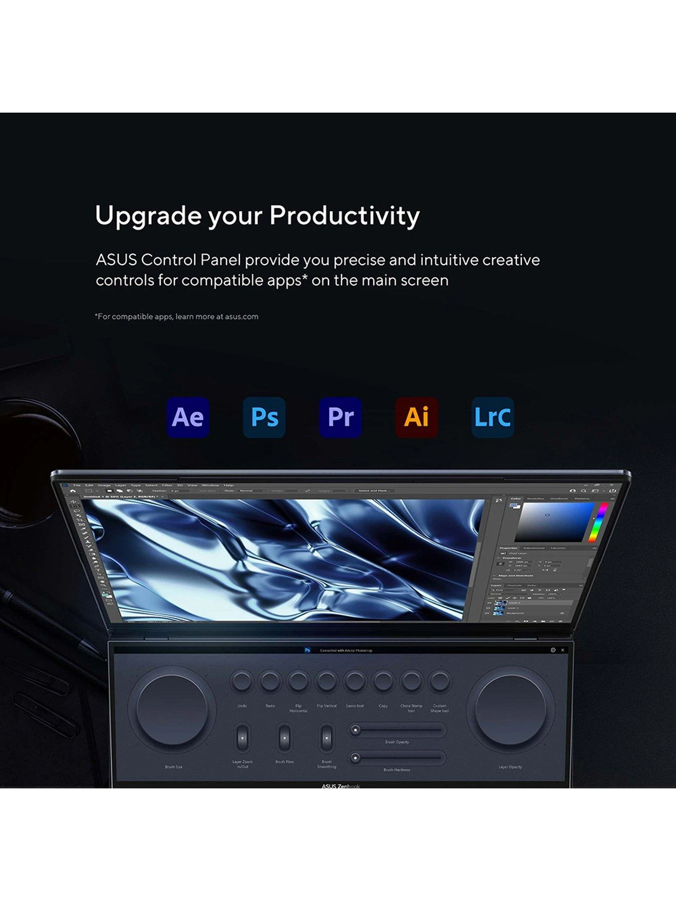 Asus Zenbook Pro 14 Duo OLED UX8402ZA-M3033W Laptop - 14.5in 2.8K Touchscreen, Intel Core I7, 16GB RAM, 512GB SSD - Image 4