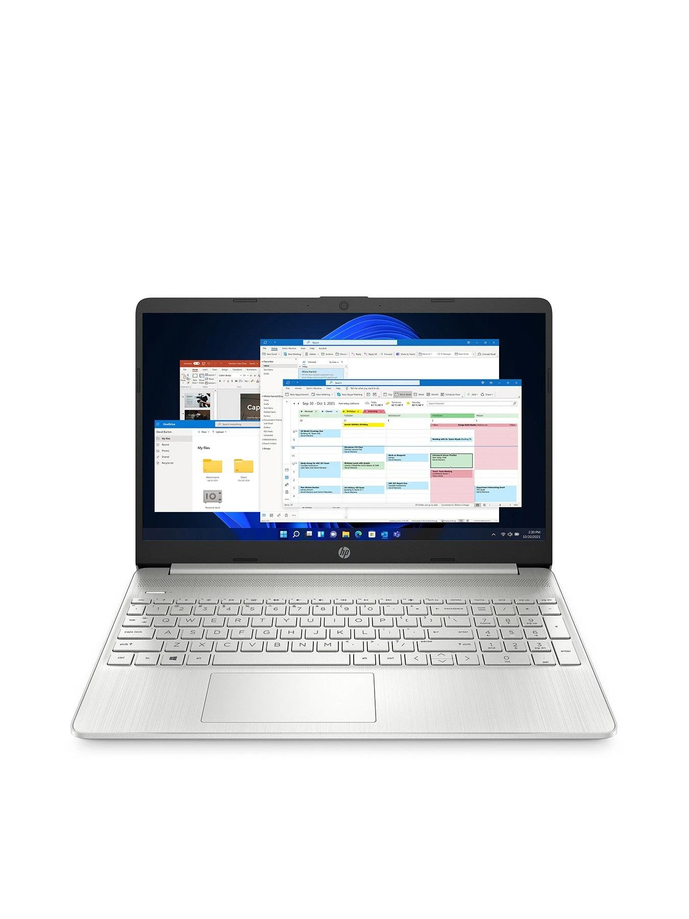 HP Laptop 15s-fq2037na - 15.6in FHD, Intel Core I5-1135G7, 8GB RAM, 256GB SSD - Silver - Image 3