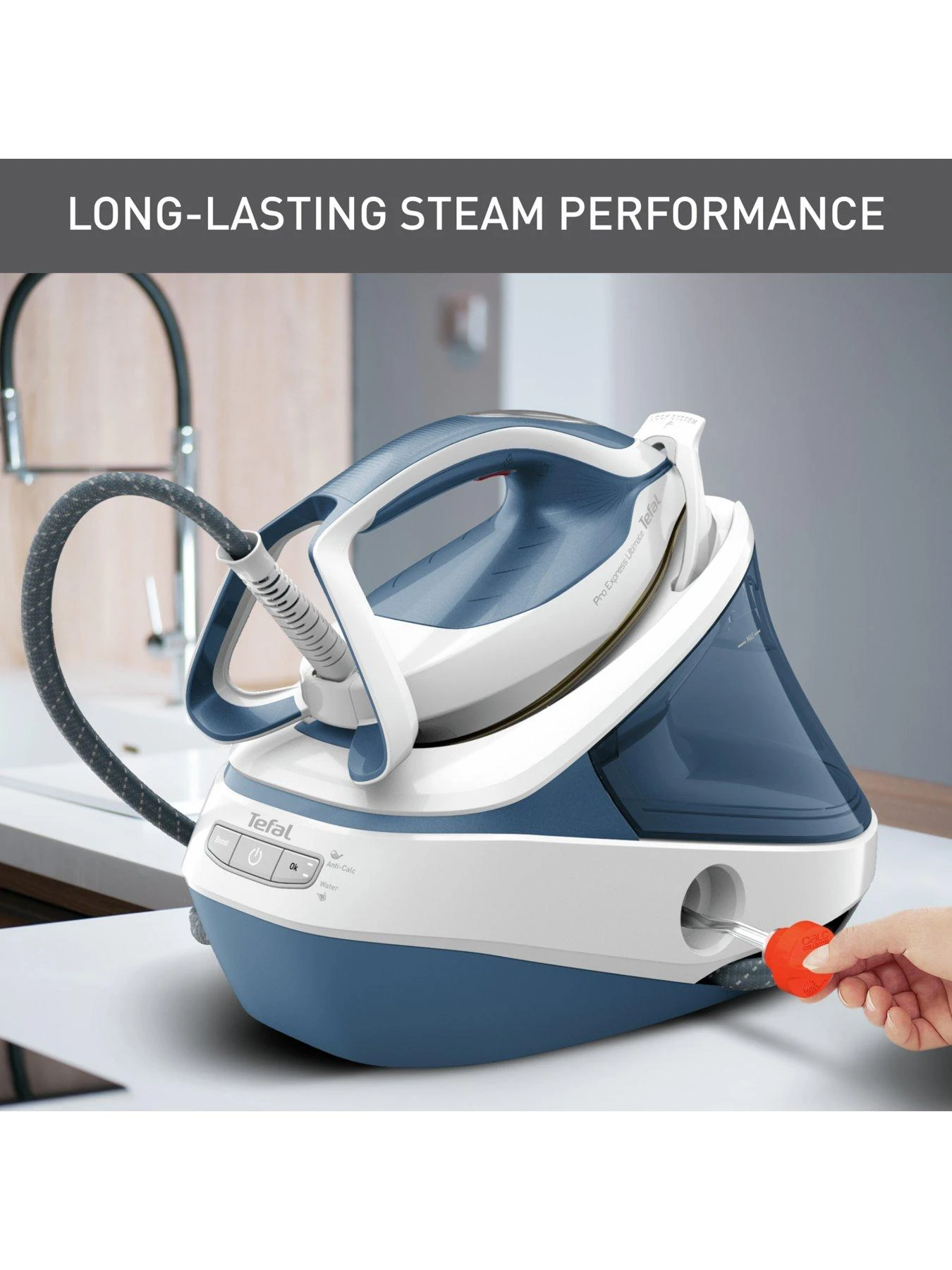 Tefal Steam Generator Iron 1.2L Pro Express Ultimate GV9710 - Image 4