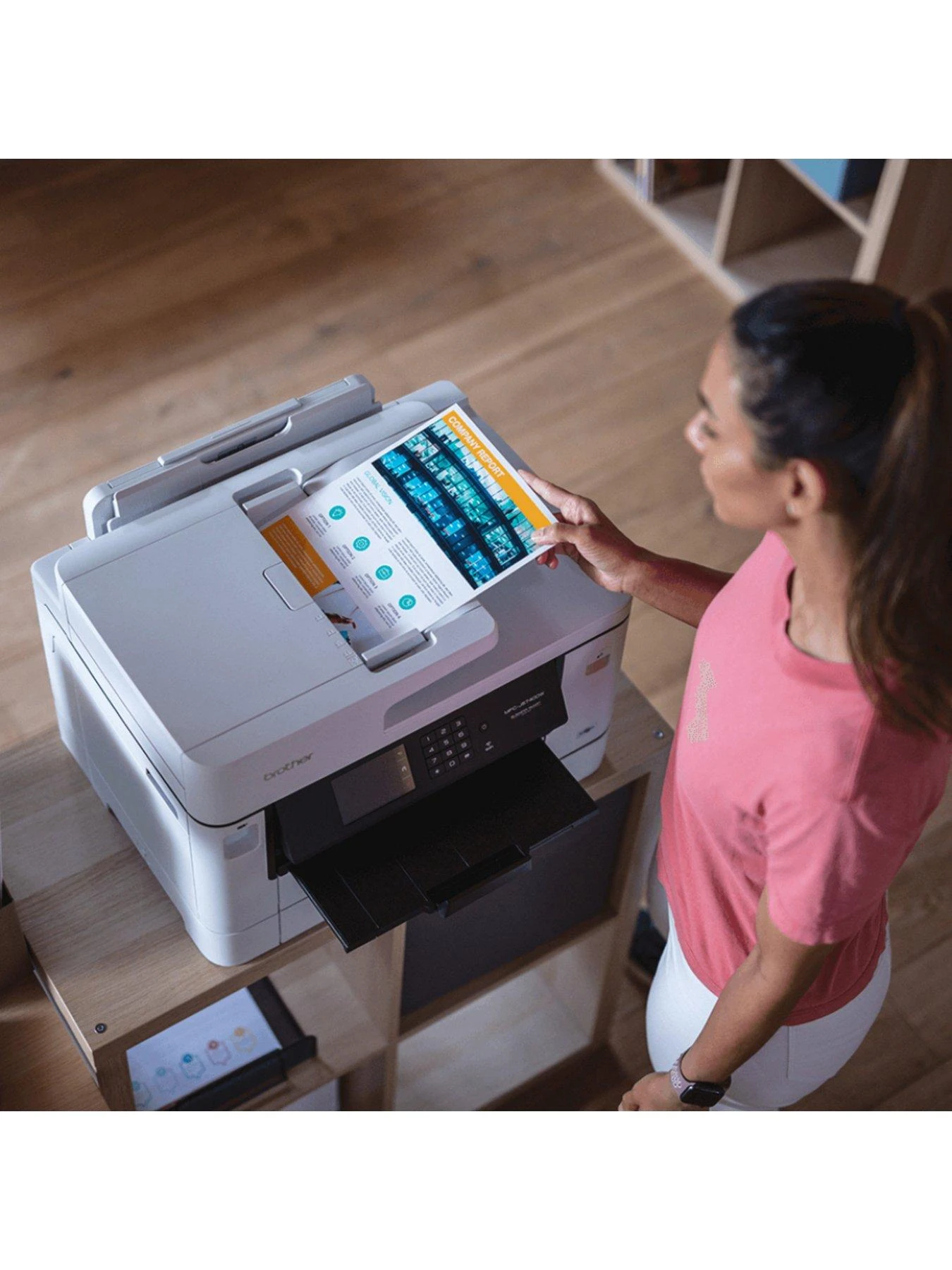 Brother MFC-J5740DW Wireless All-in-one A4 Inkjet Printer with A3 Print Capabilities - Image 4