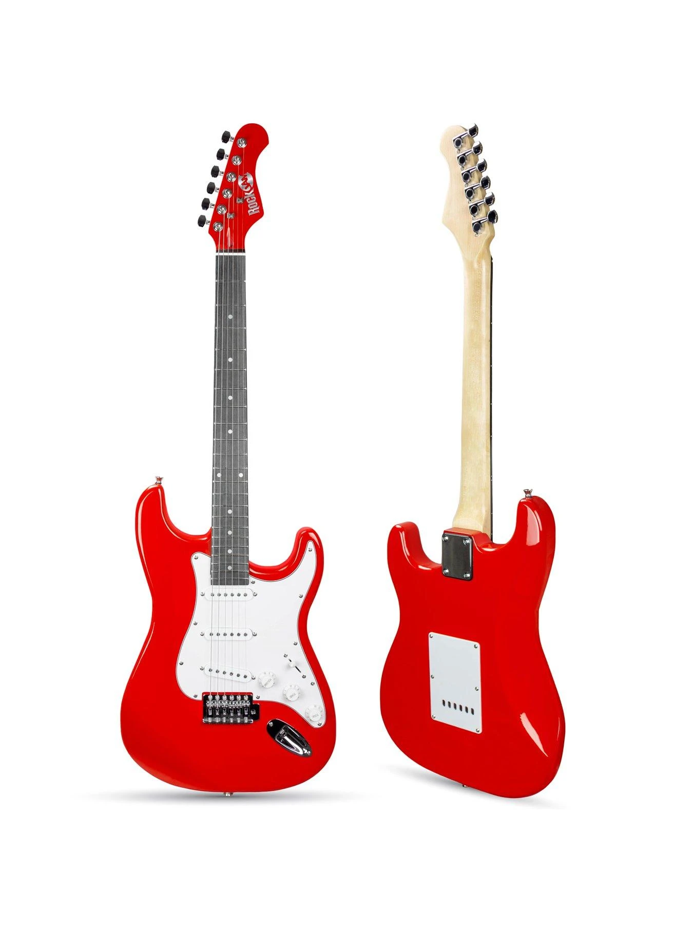 RockJam Full Size Electric Guitar Super Kit RJEG06 Red - Image 2
