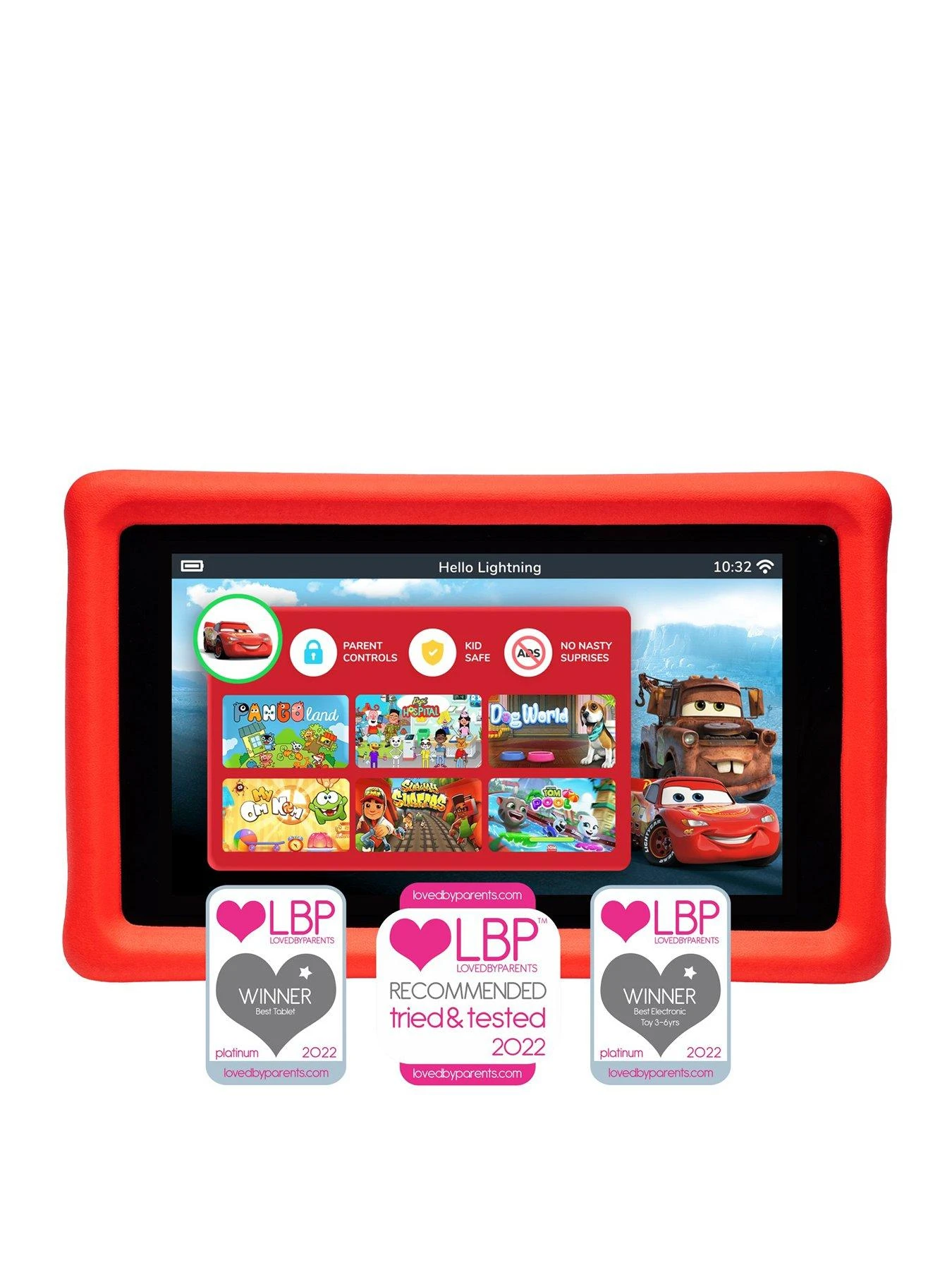 Pebble Gear Disney Cars (7"Tablet & Headphones Bundle) By Pebble Gear - Image 2