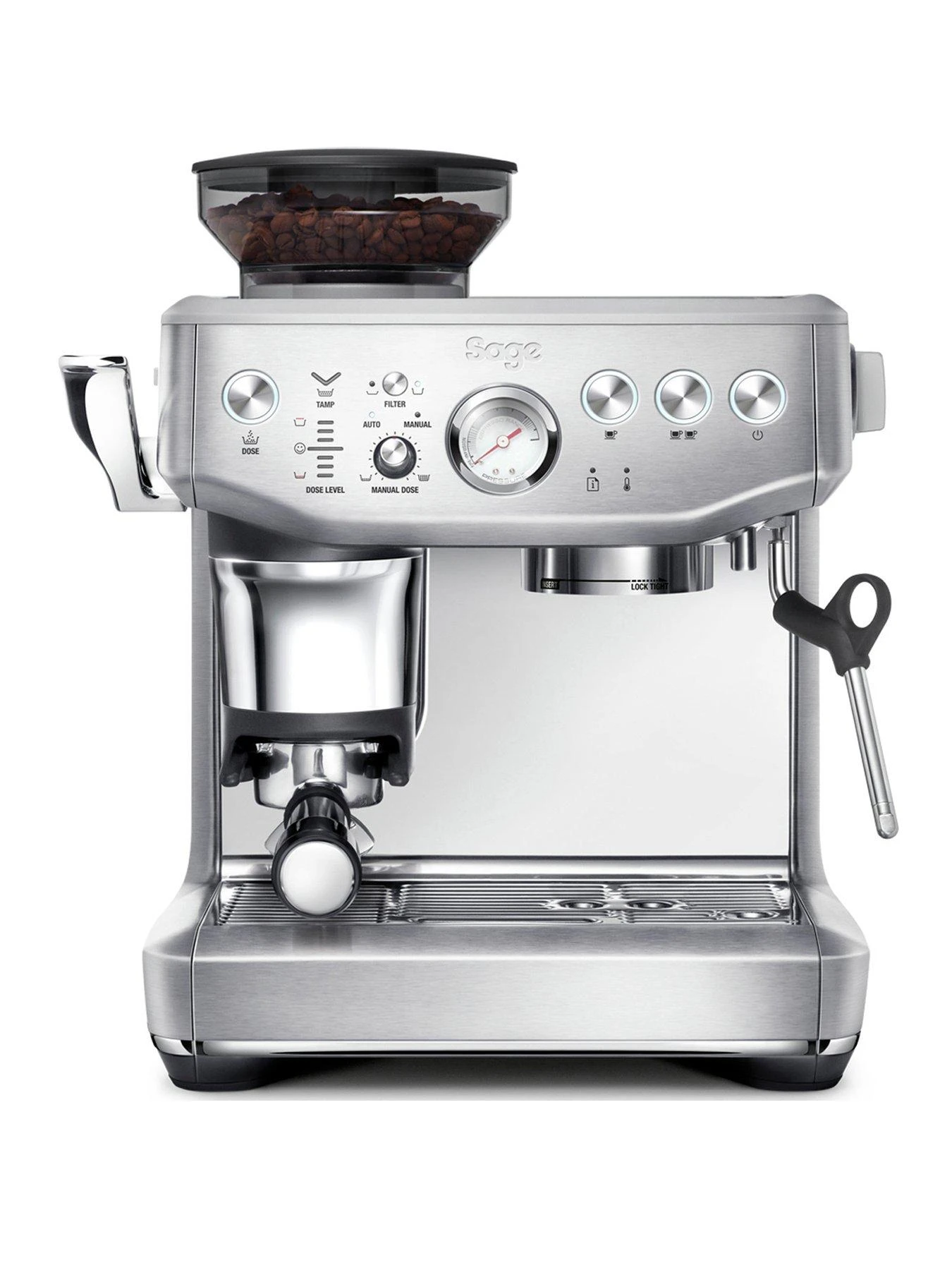 Sage TheĀ Barista Express Impress Coffee Machine - Stainless Steel