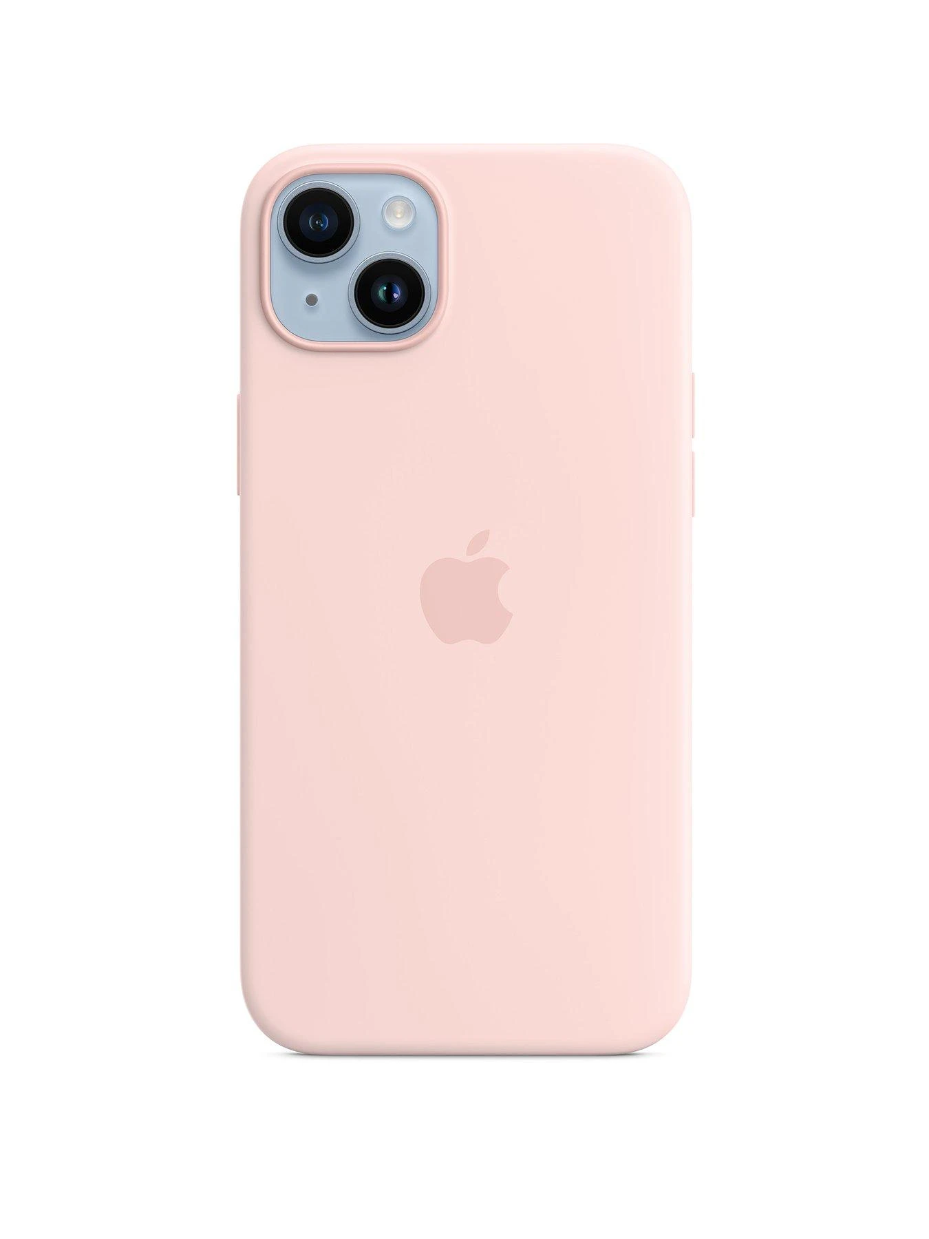Apple IPhone 14 Plus Silicone Case With MagSafe - Chalk Pink