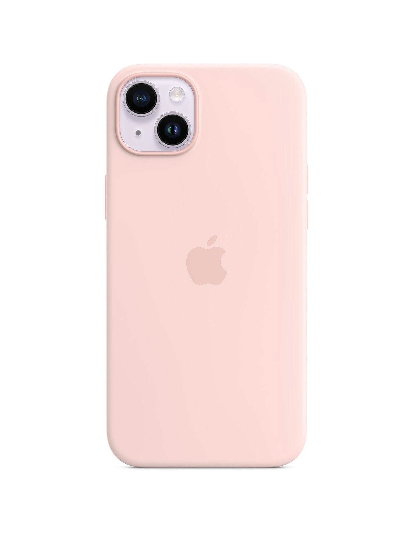 Apple IPhone 14 Plus Silicone Case With MagSafe - Chalk Pink - Image 2
