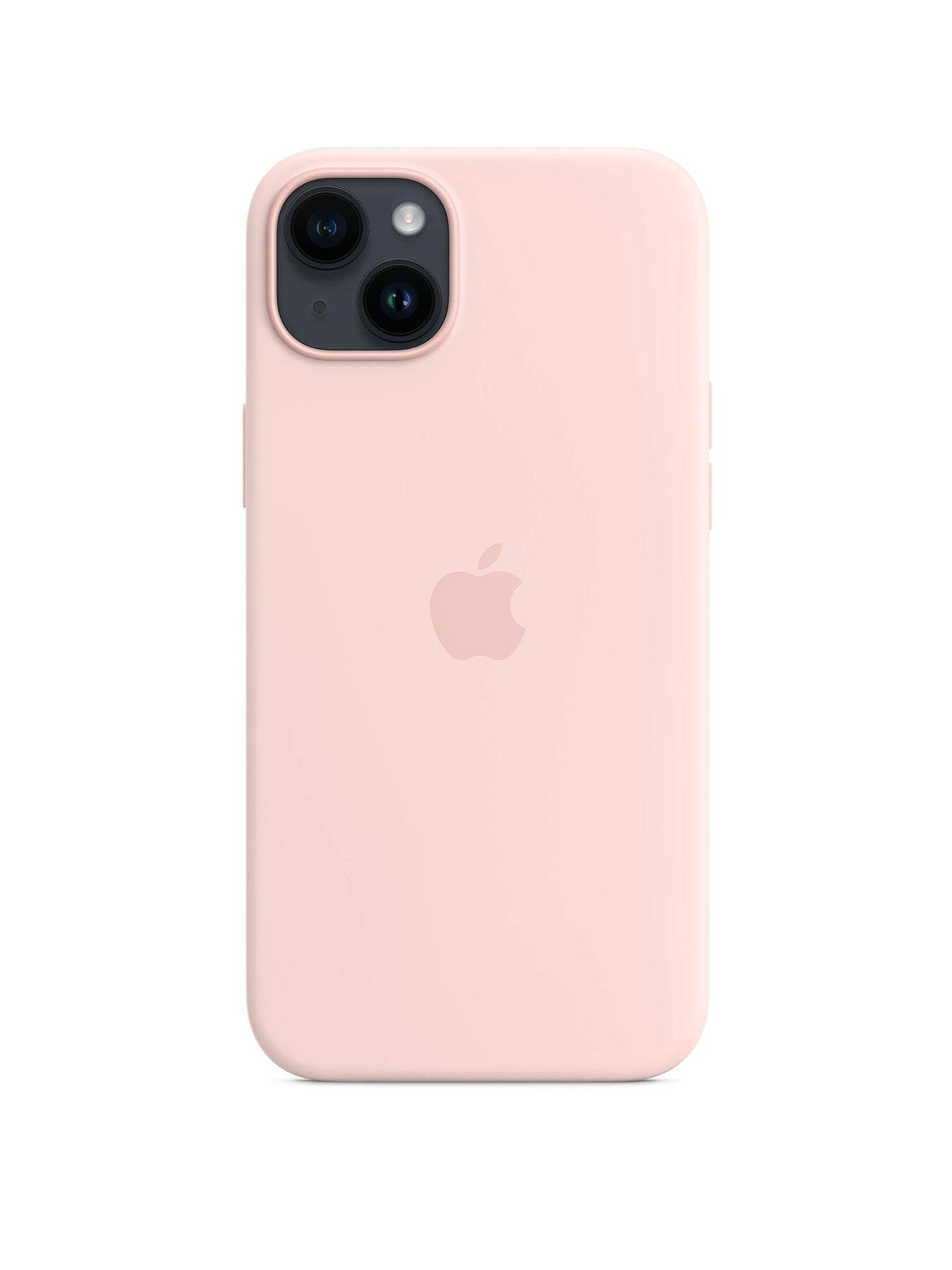 Apple IPhone 14 Plus Silicone Case With MagSafe - Chalk Pink - Image 3