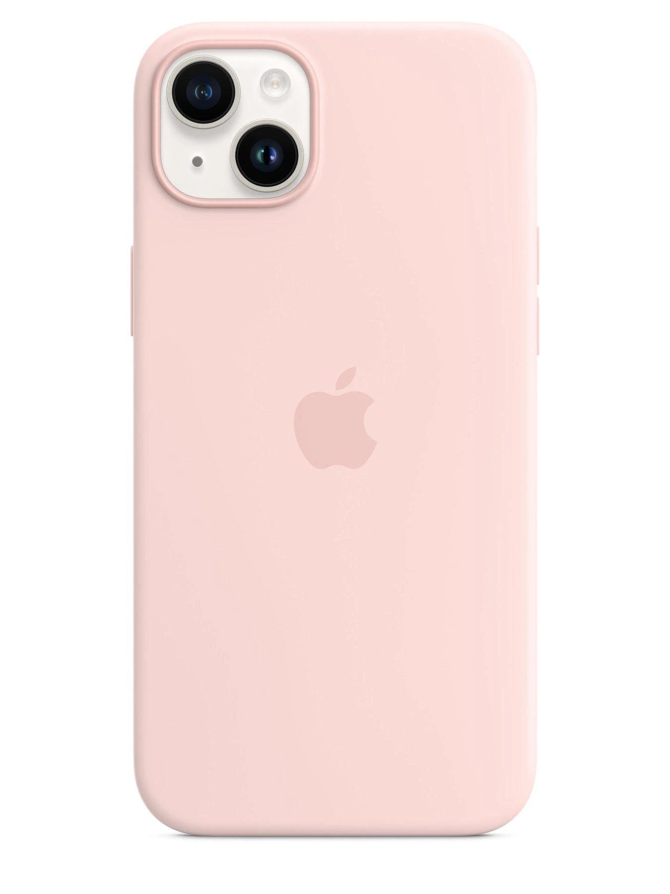 Apple IPhone 14 Plus Silicone Case With MagSafe - Chalk Pink - Image 4