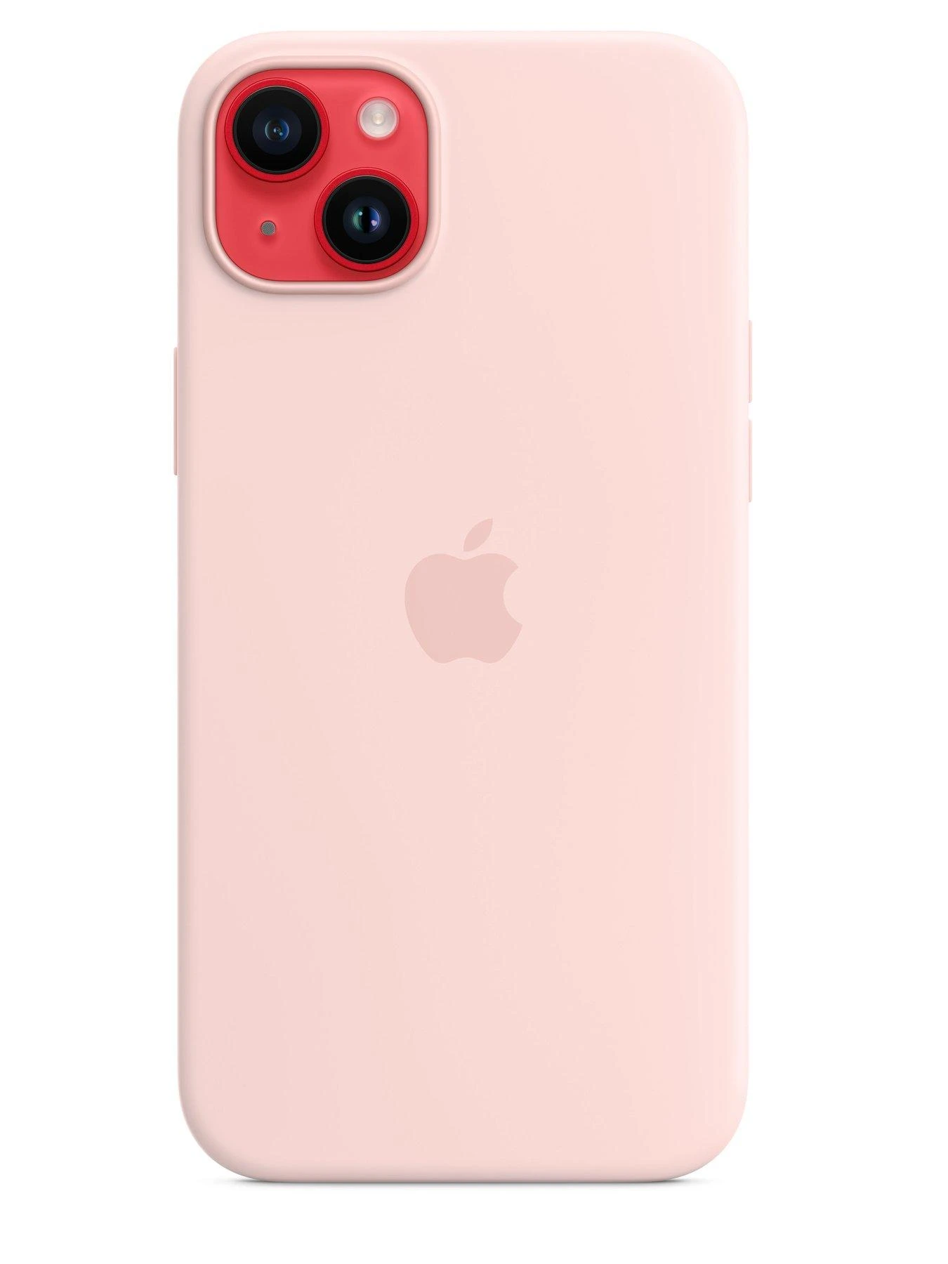 Apple IPhone 14 Plus Silicone Case With MagSafe - Chalk Pink - Image 5