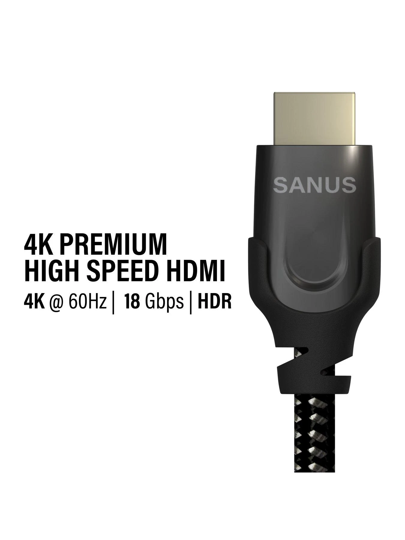 SANUS SAC-20HDMI1 Premium Certified High Speed HDMI Cable, 1-meter - Image 5