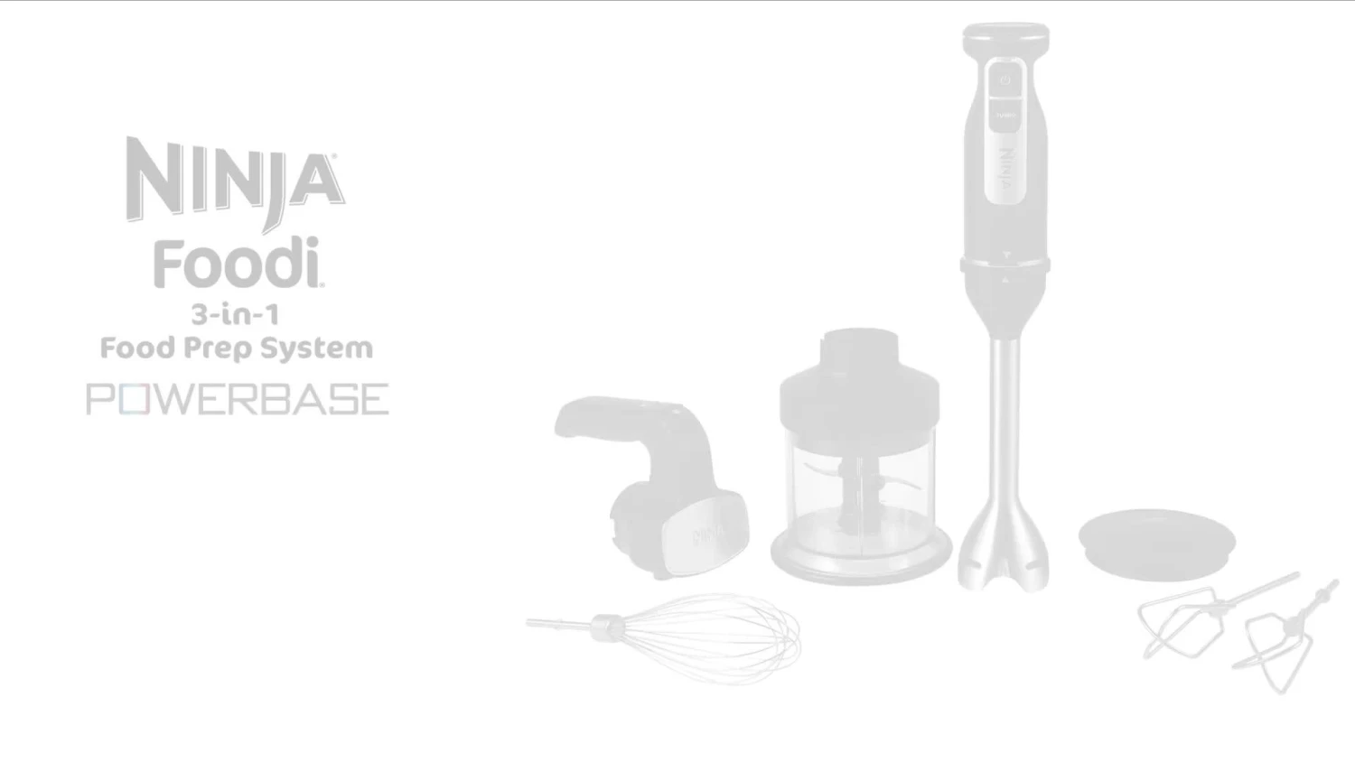 NINJA Foodi 3-in-1 Hand Blender, Mixer & Chopper CI100UK - Image 7