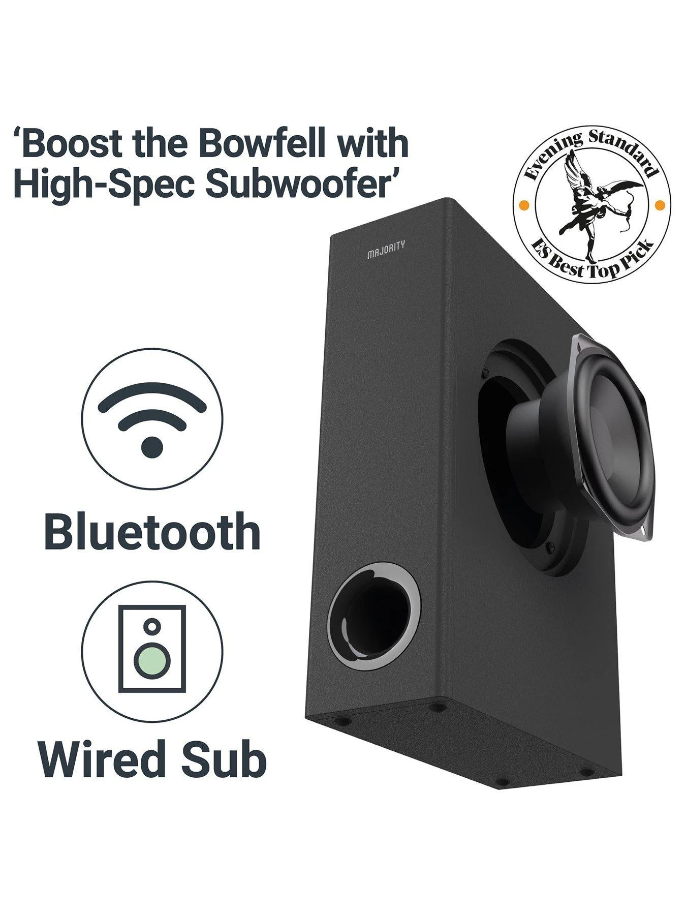 Majority Bowfell Plus Soundbar & Sub 100W - Image 6