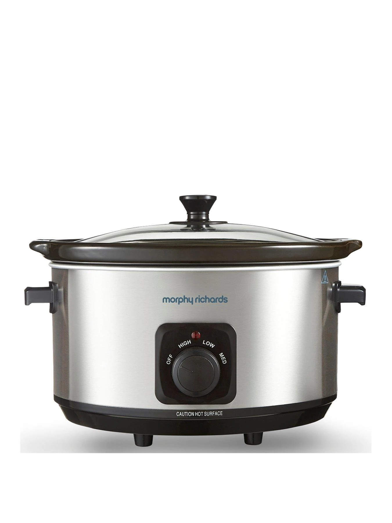 Morphy Richards 6.5L 461013 Slow Cooker - Brushed Stainless Steel