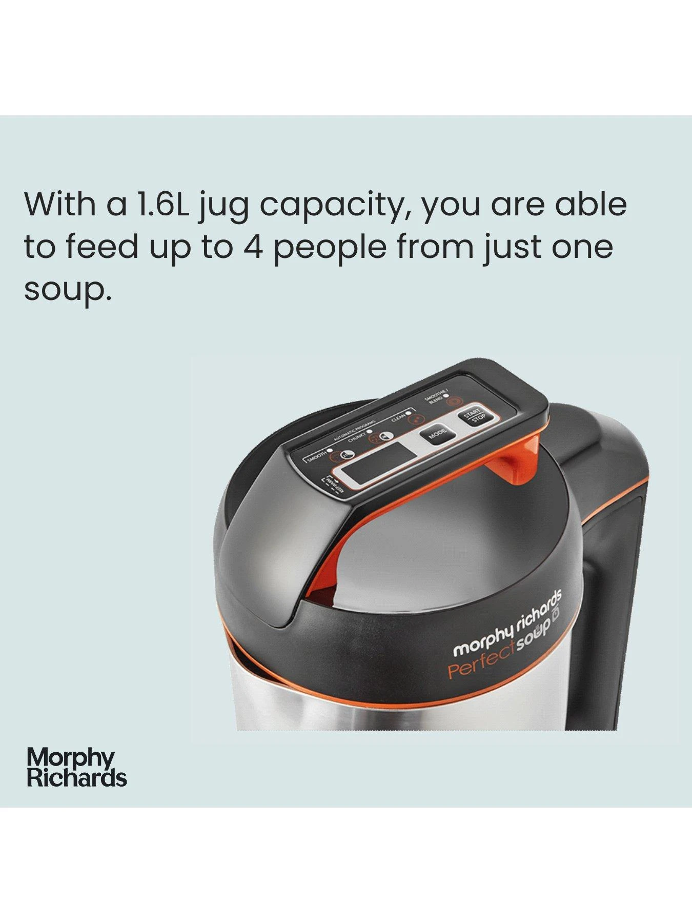 Morphy Richards Perfect 501025 Soup Maker - Stainless Steel - Image 3
