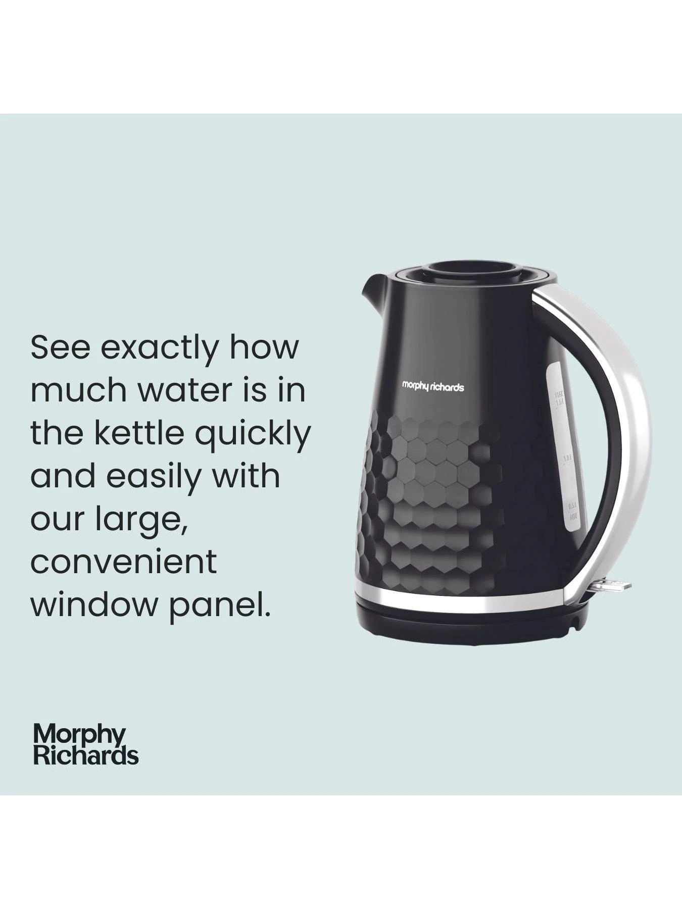 Morphy Richards Hive 108271 Kettle - Black - Image 4