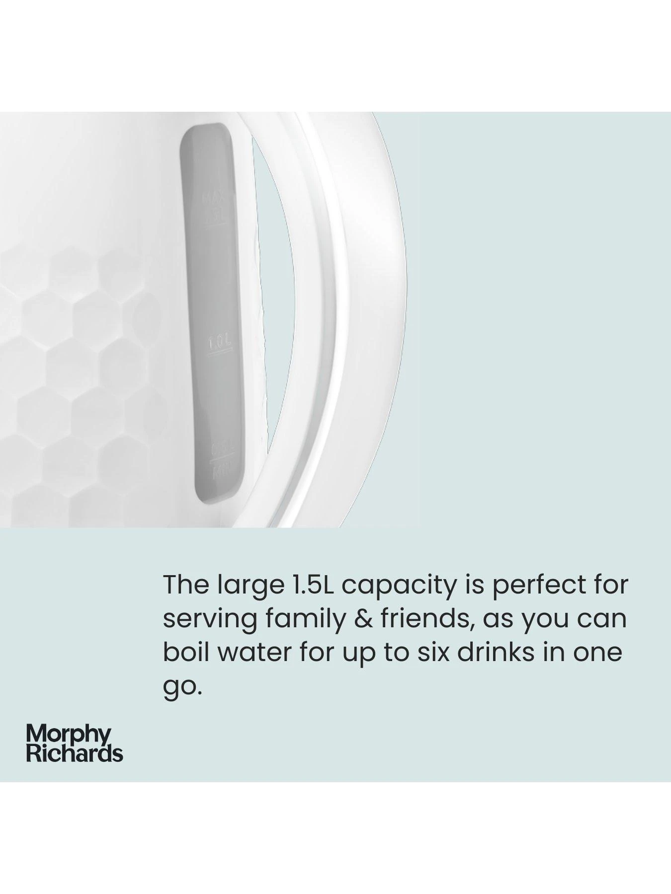 Morphy Richards Hive 108274 Kettle - White - Image 5