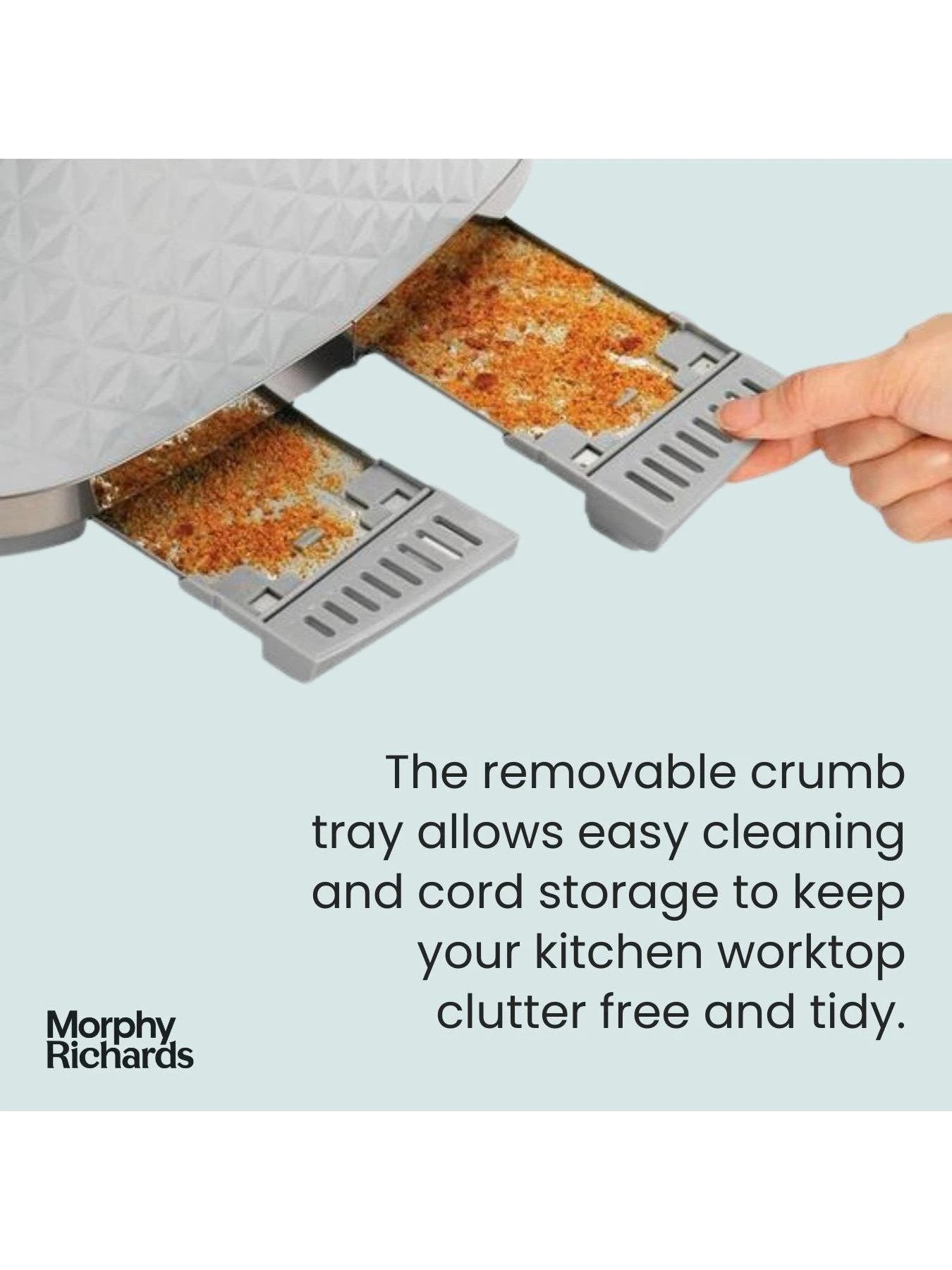 Morphy Richards Vector 248134 4-Slice Toaster - White - Image 2