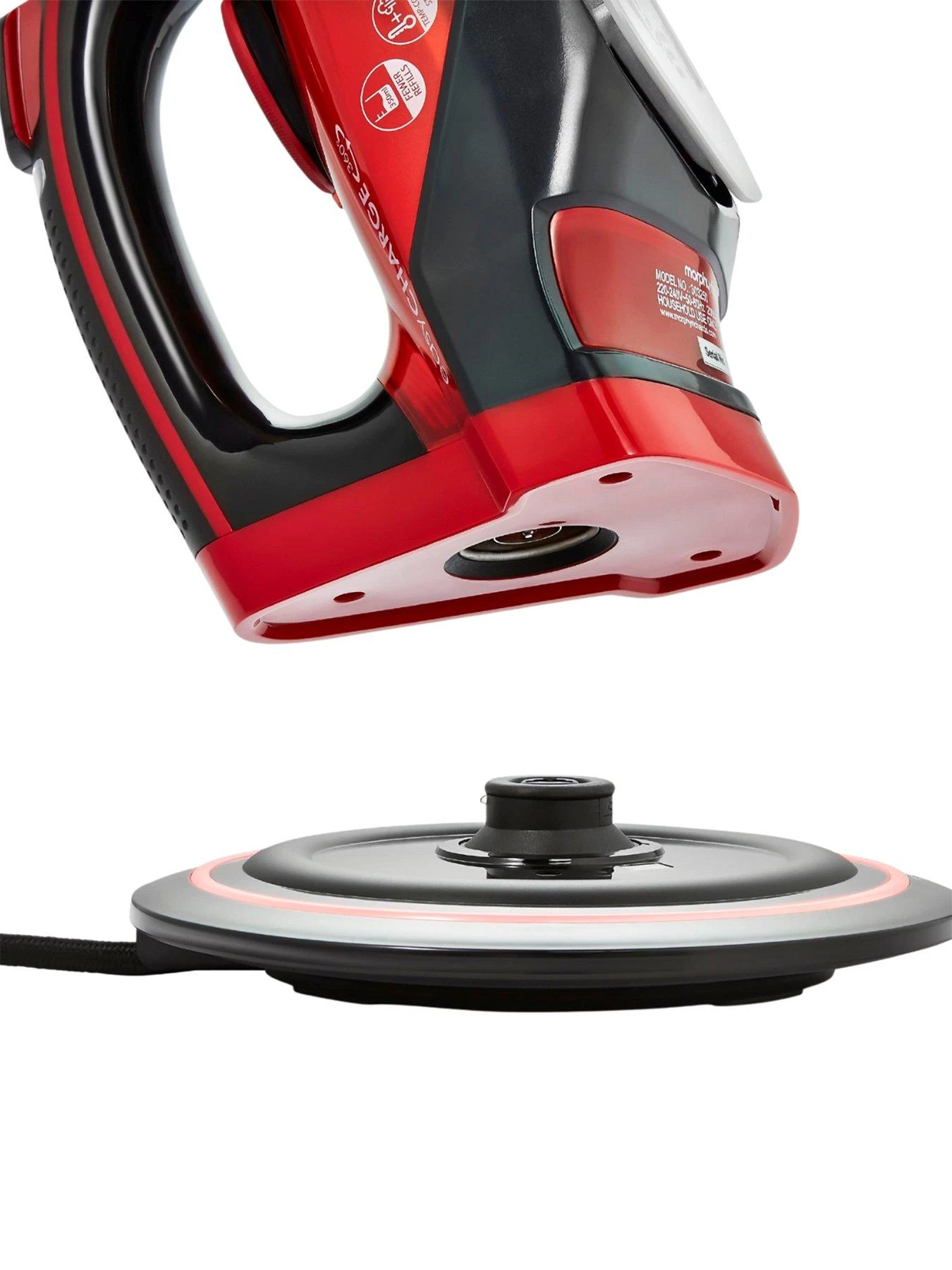 Morphy Richards EasyCHARGE 303250 Steam Iron - Red - Image 3