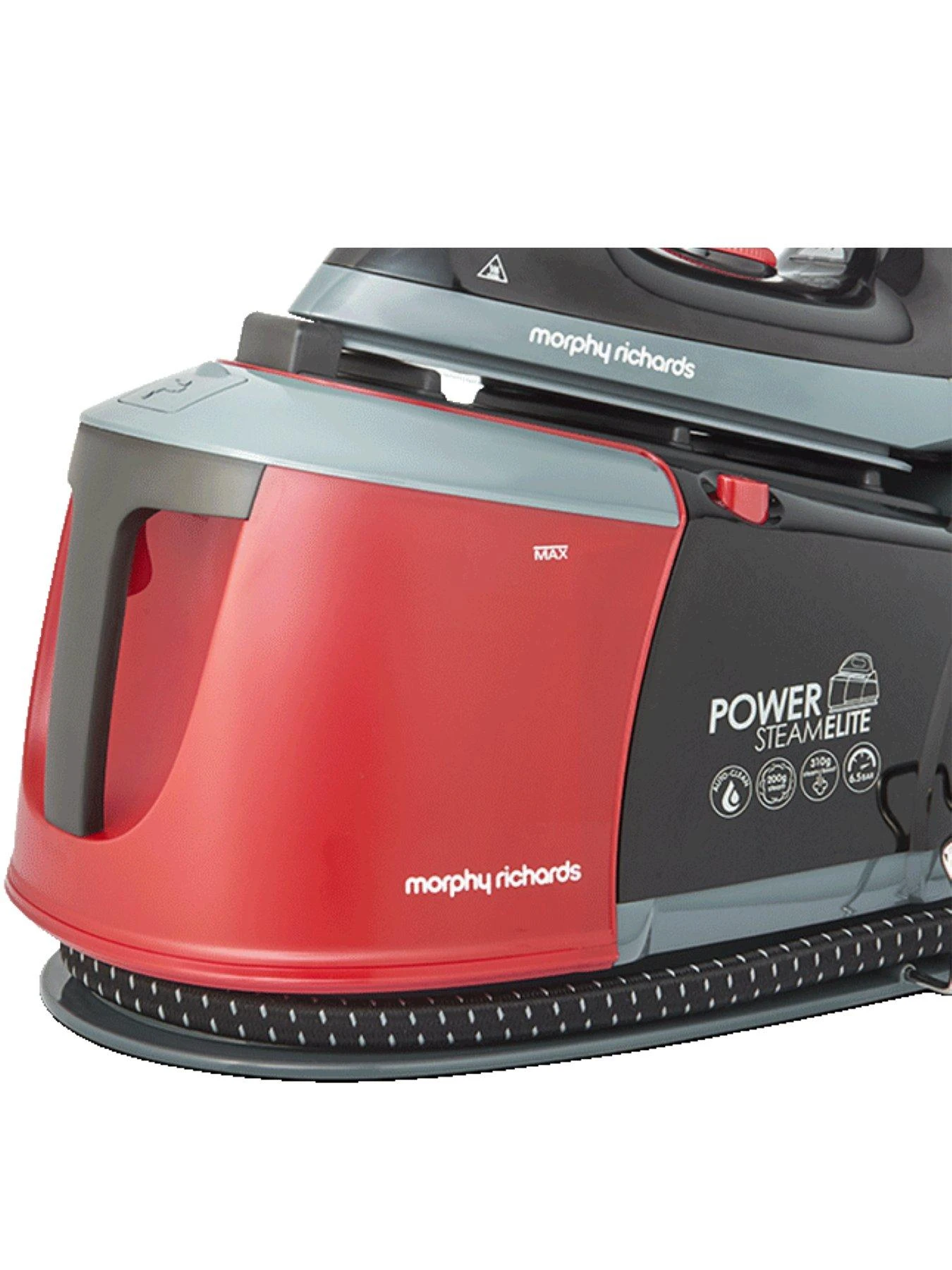Morphy Richards Power SteamElite Plus 332013 Steam Generator Iron - Red - Image 6