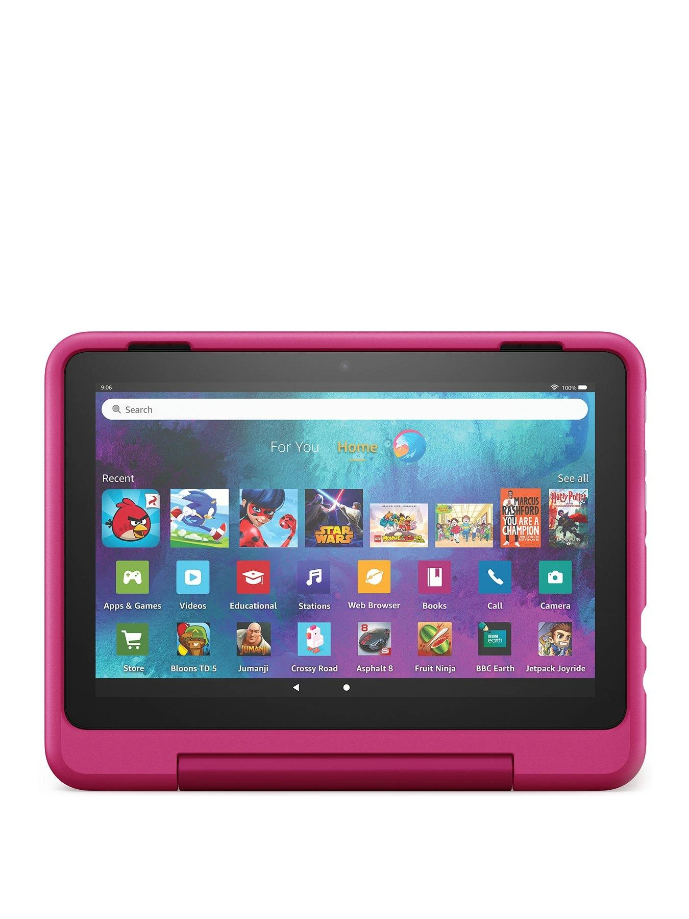 Amazon Fire HD 8 Kids Pro Tablet , 8-inch HD Display, Ages 6-12, Rainbow Universe