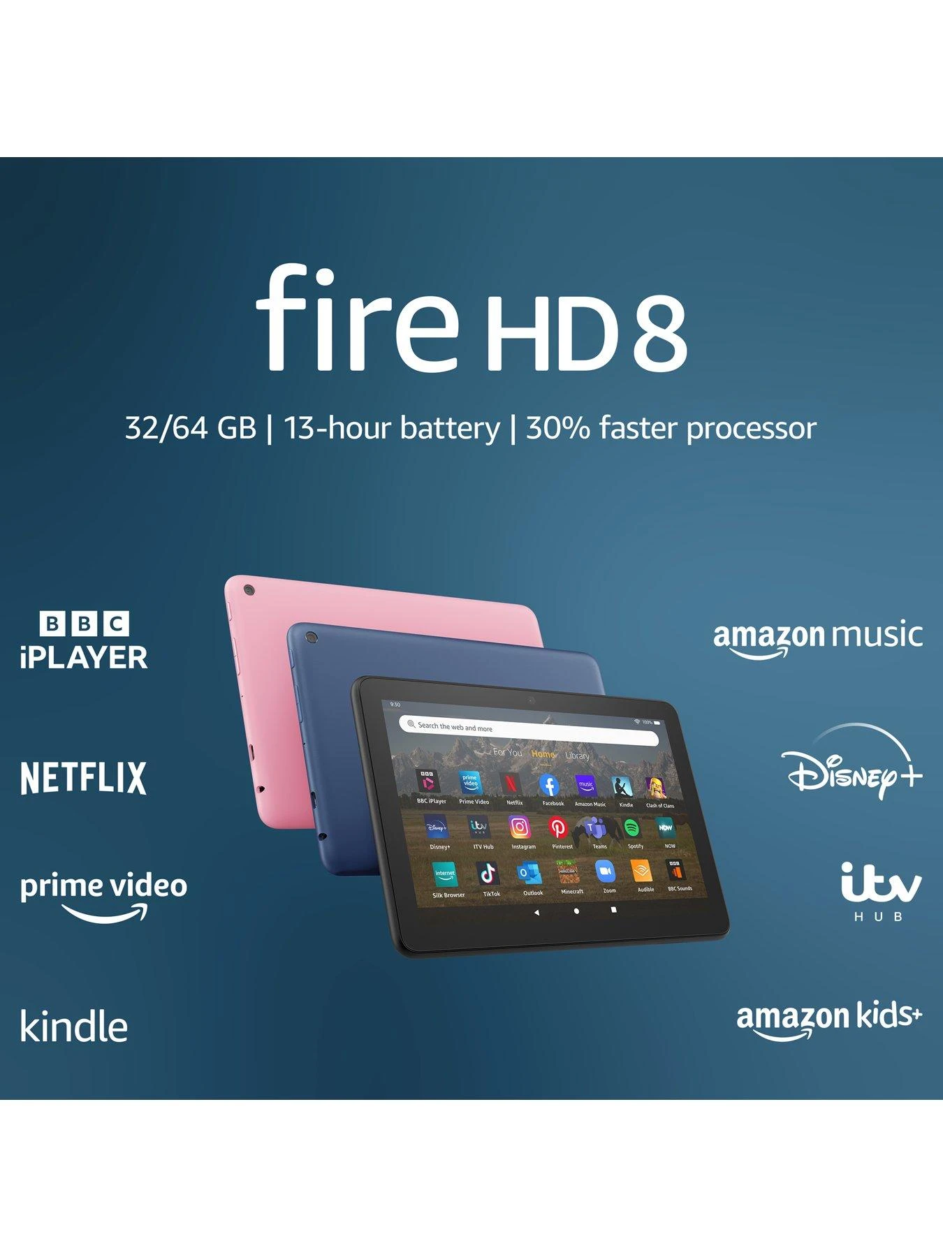 Amazon Fire HD 8 Tablet - 8-inch HD Display, 32GB - Image 2