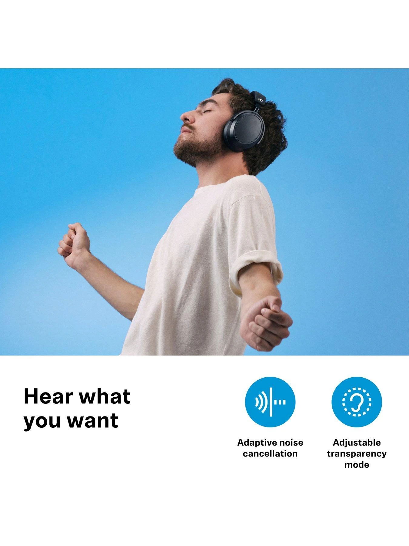 Sennheiser MOMENTUM 4 Wireless Headphones - Black - Image 5