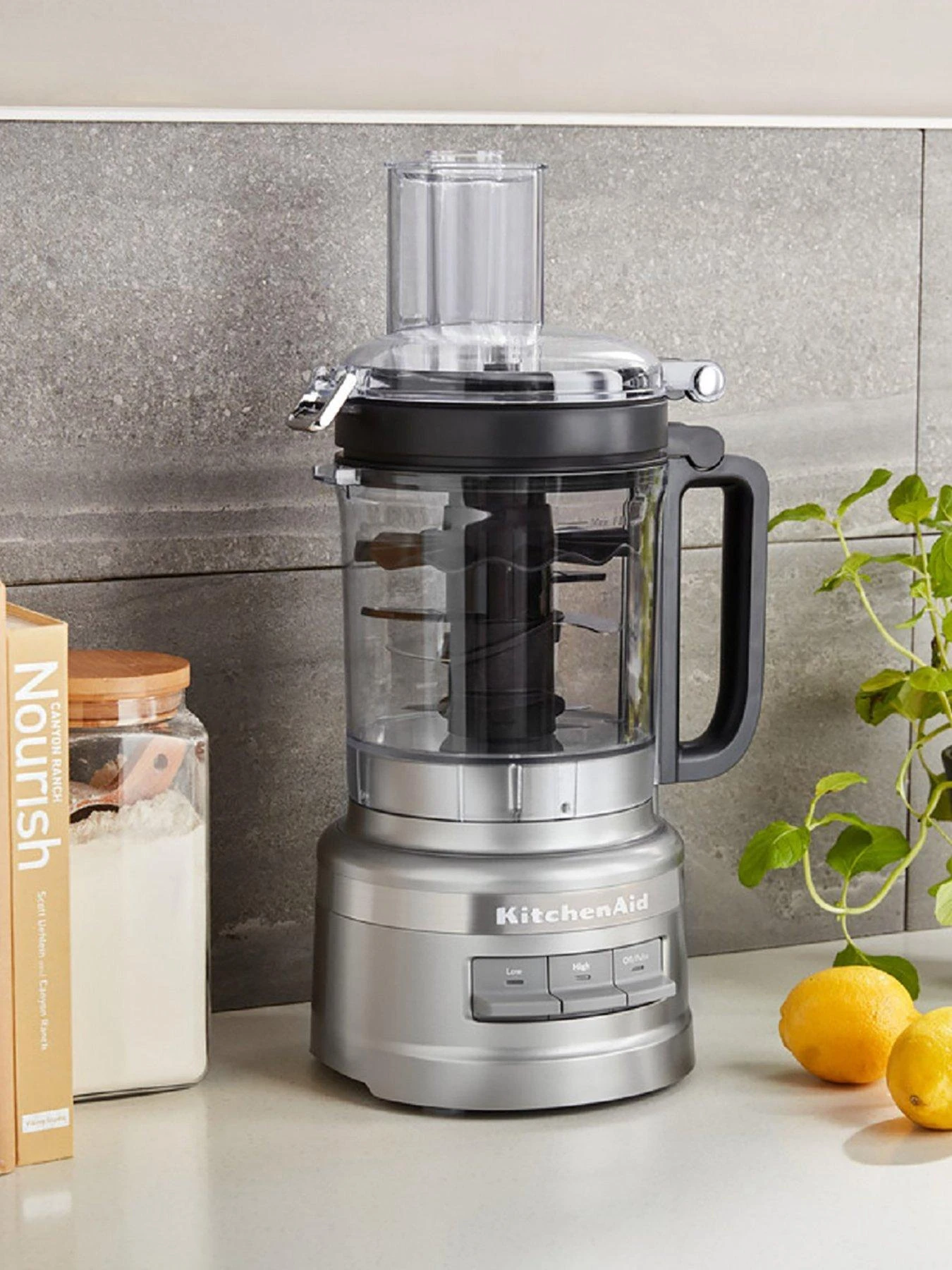 KitchenAid 2.1L Food Processor - Contour Silver - Image 2