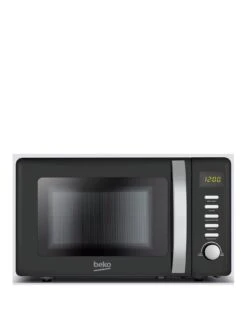 Beko 20L 800W Retro Compact Microwave In Black