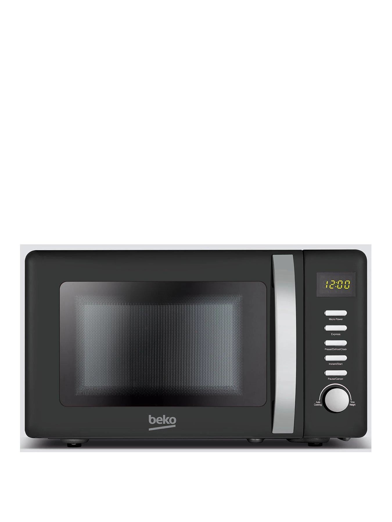 Beko 20L 800W Retro Compact Microwave In Black