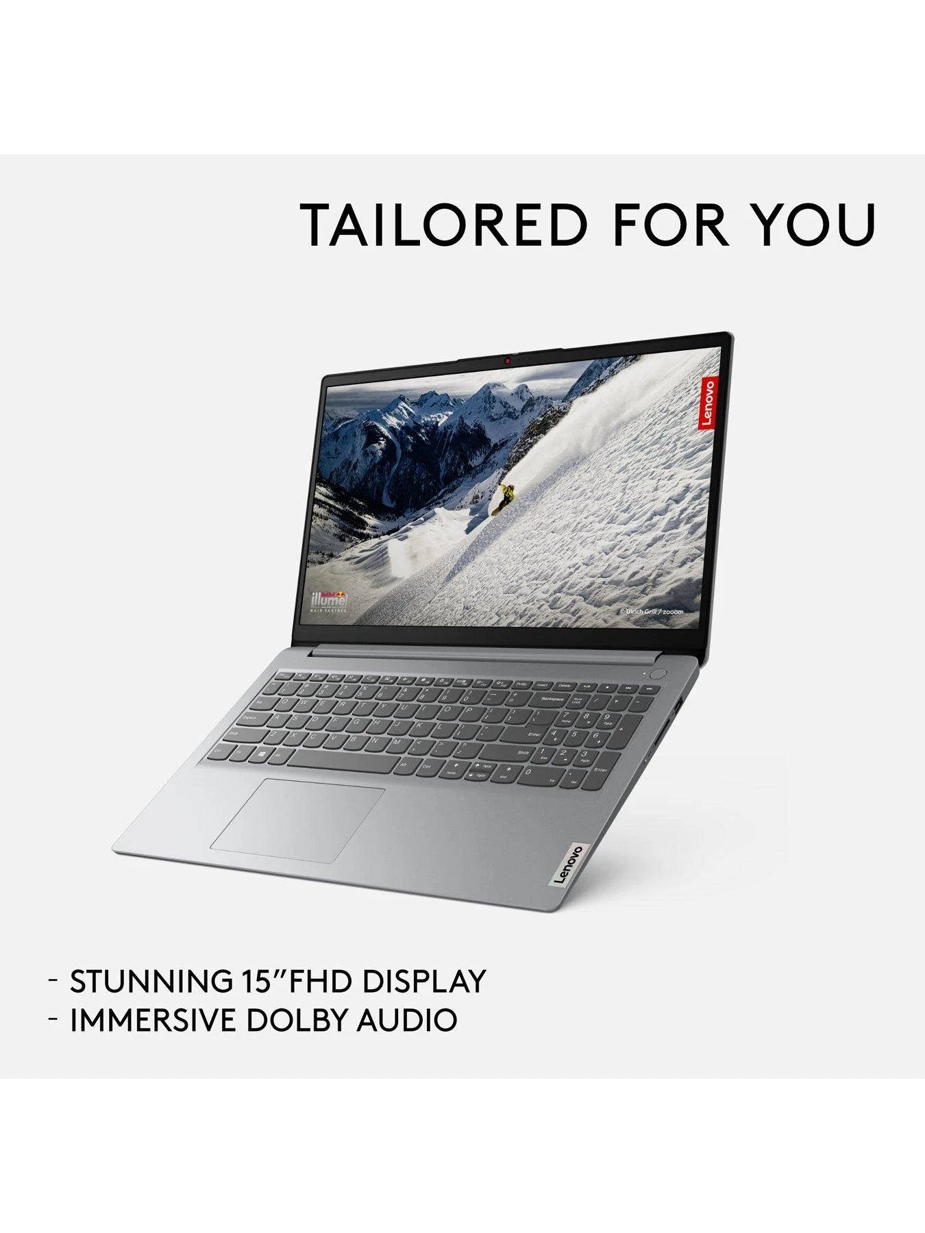 Lenovo IdeaPad 1 Laptop - 15.6in FHD, AMD Ryzen 7, 8GB RAM, 512GB Fast SSD Storage - Image 4