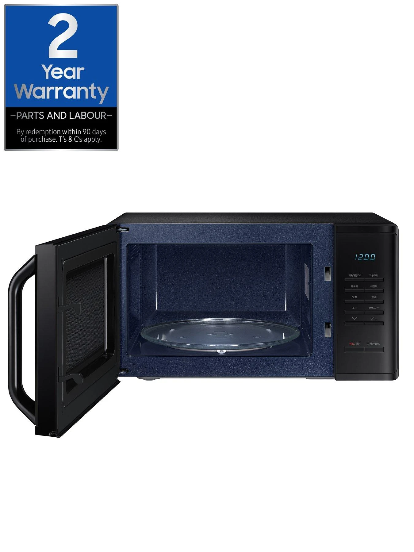 Samsung MS23K3513AK/EU Solo 23-litre, 800-watt Microwave - Black - Image 2