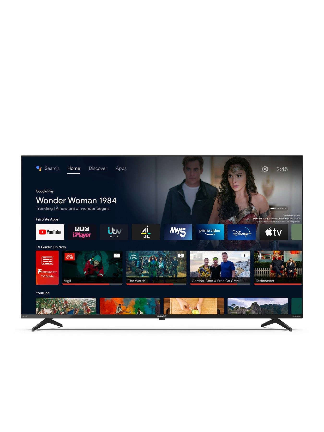 Sharp 55FN4KA, 55 Inch, 4K Ultra HD, Frameless, Android TV - Image 7