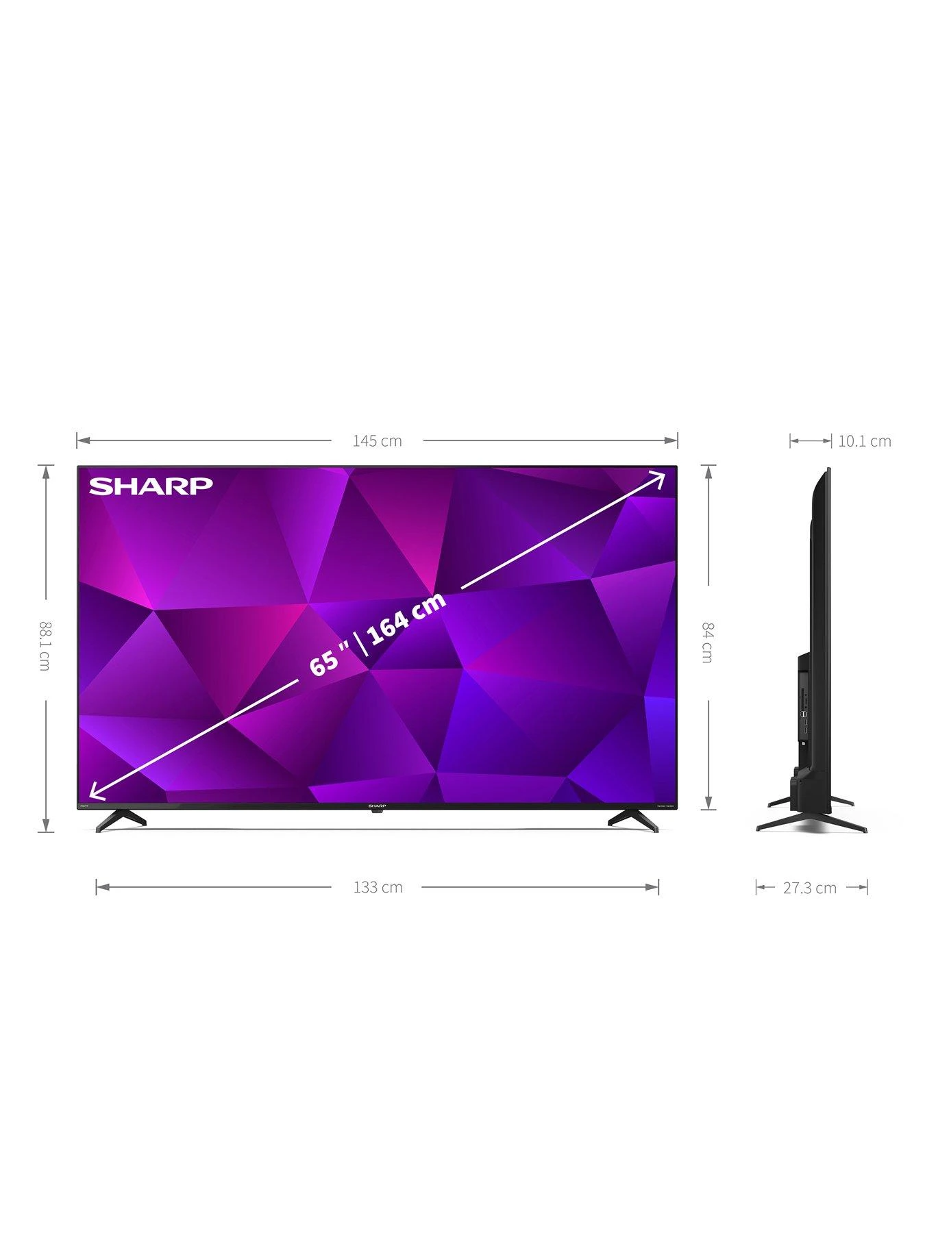 Sharp 65FN4KA, 65 Inch, 4K Ultra HD, Frameless, Android TV - Image 5