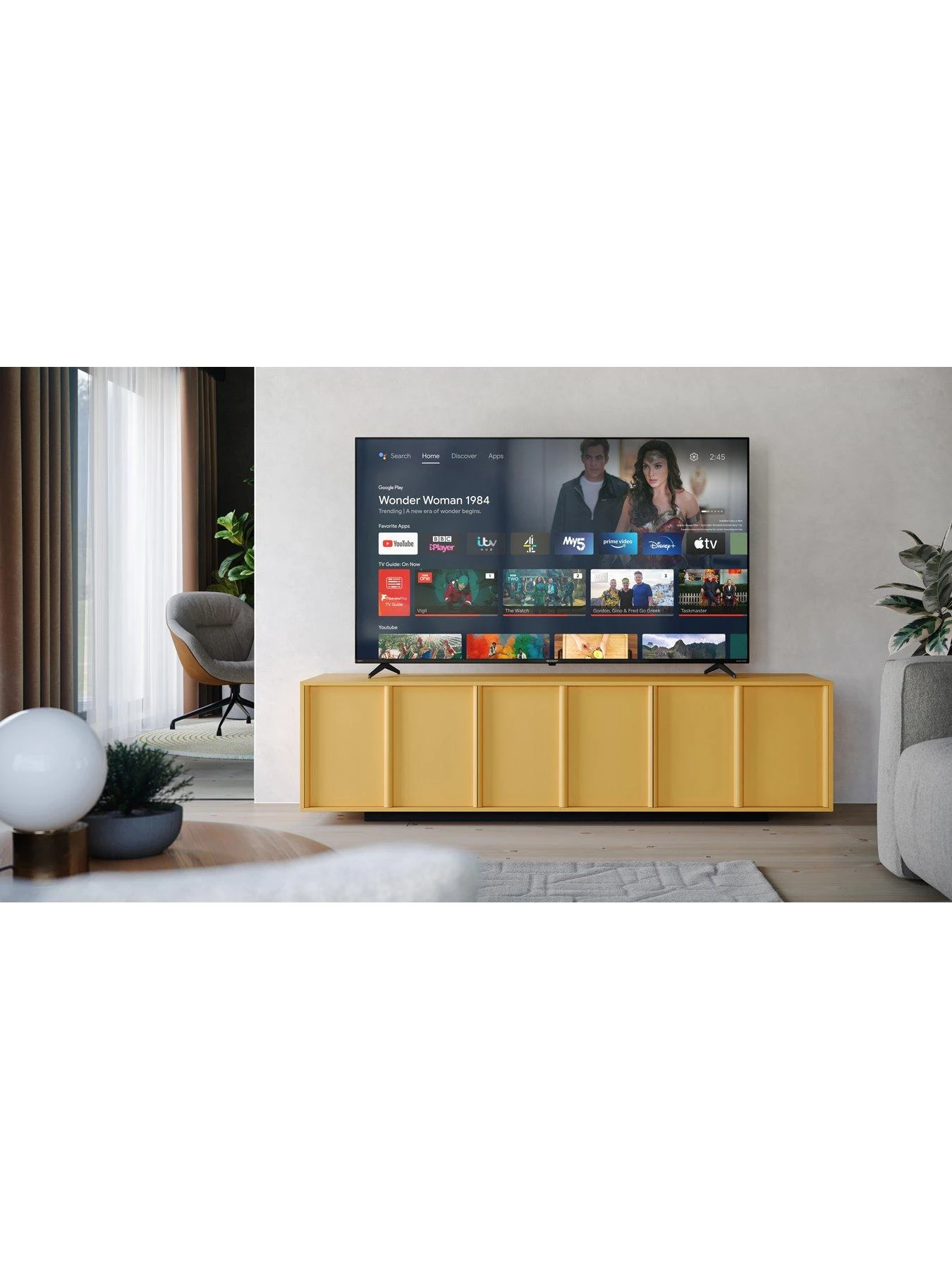 Sharp 65FN4KA, 65 Inch, 4K Ultra HD, Frameless, Android TV - Image 6