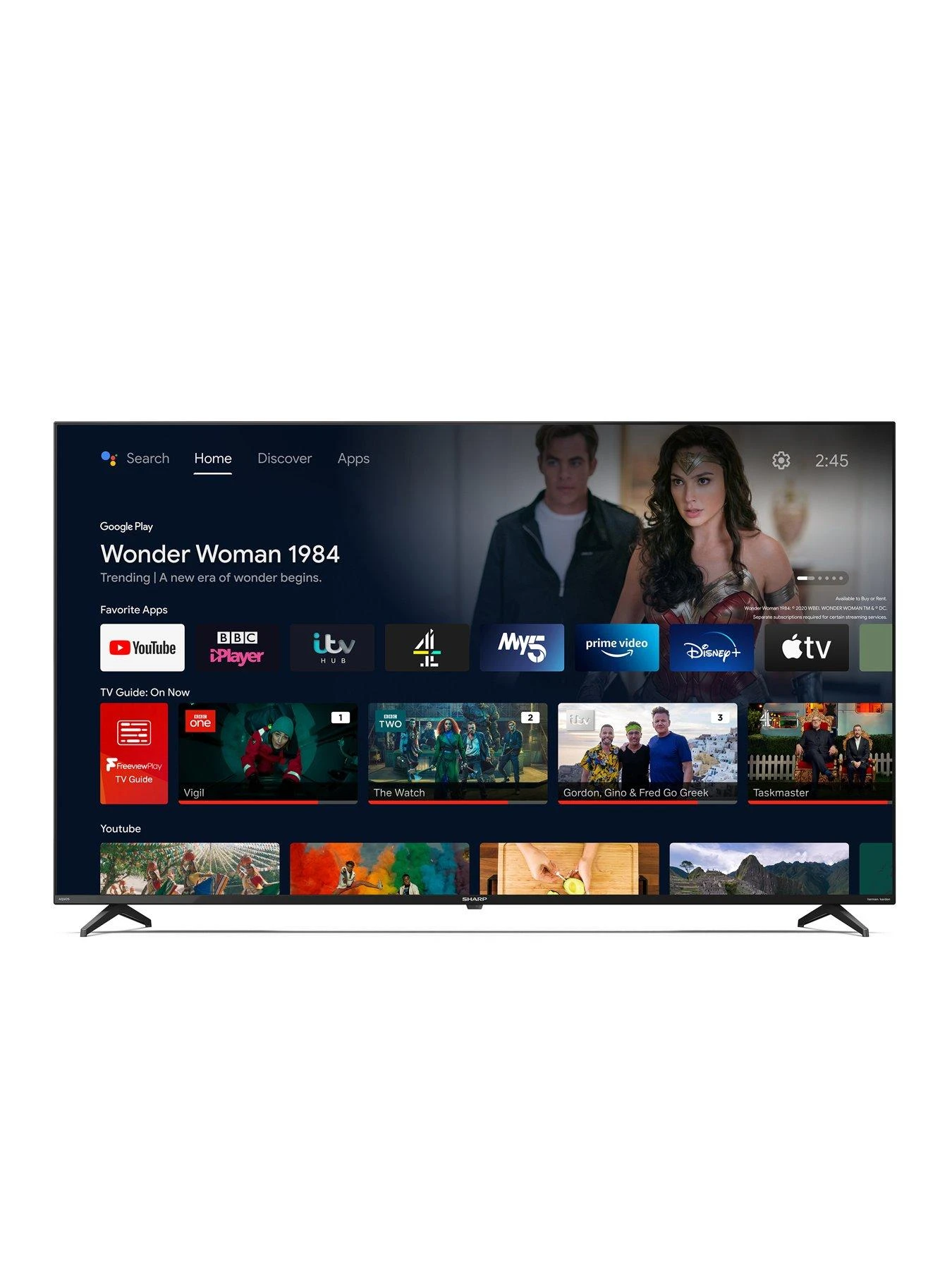 Sharp 65FN4KA, 65 Inch, 4K Ultra HD, Frameless, Android TV - Image 7