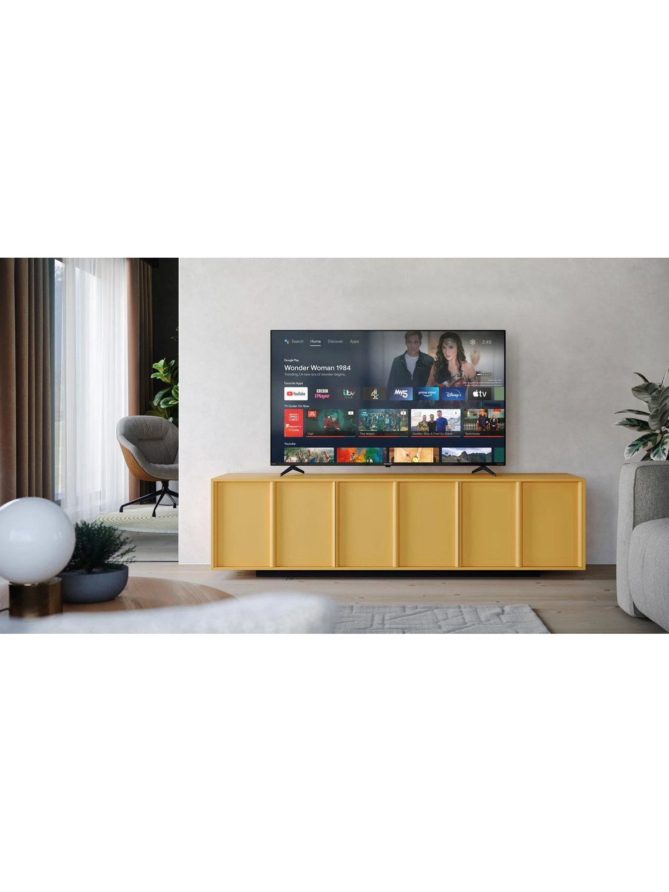 Sharp 50FN4KA, 50-inch, 4K Ultra HD, Frameless Android TV - Image 6